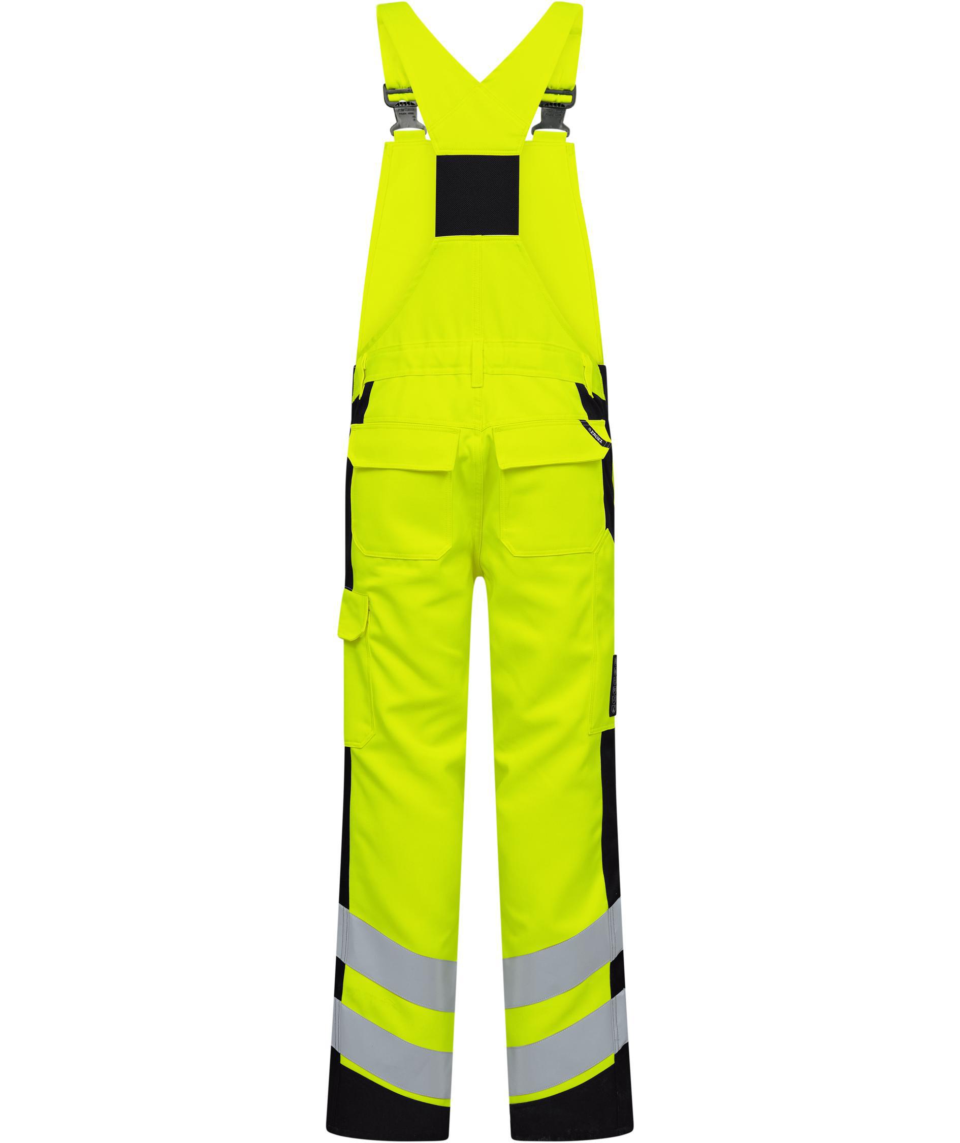 Engel Safety+ overalls, Hi-vis Gul/Sort, large image number 2