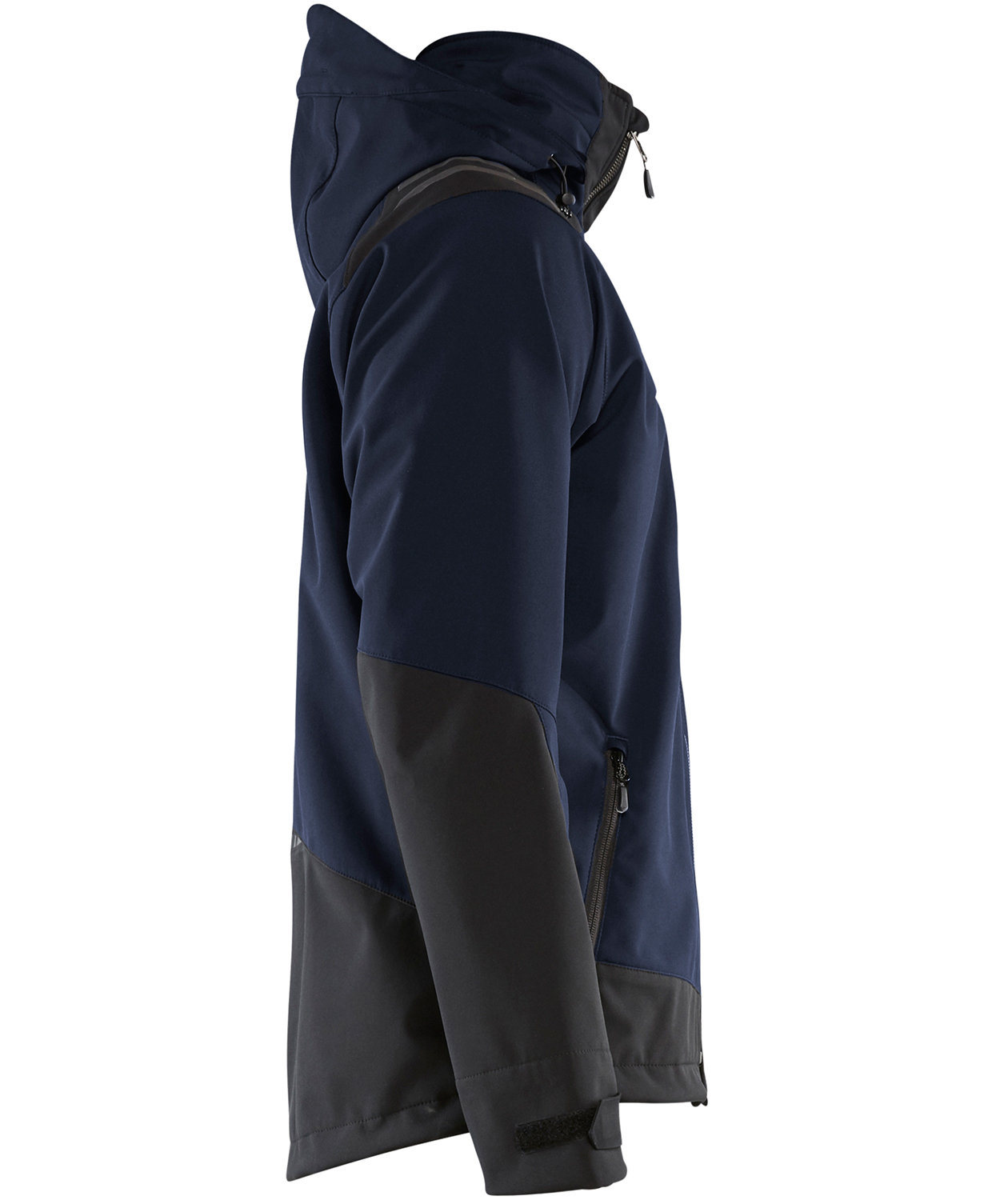 Bl&aring;kl&auml;der softshelljakke, M&oslash;rk Marinebl&aring;/Svart, large image number 3