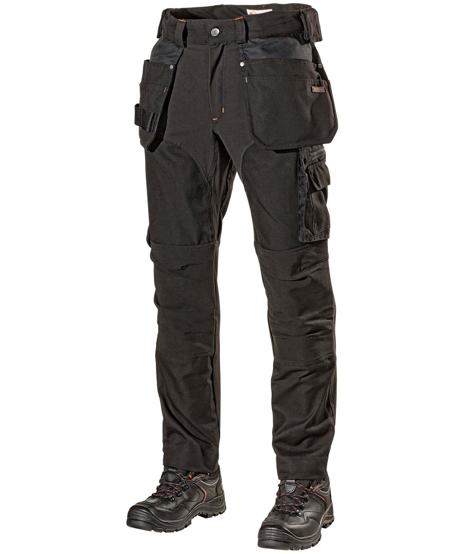 L.Brador Handwerkerhose 1052PB, Schwarz, Schwarz, swatch