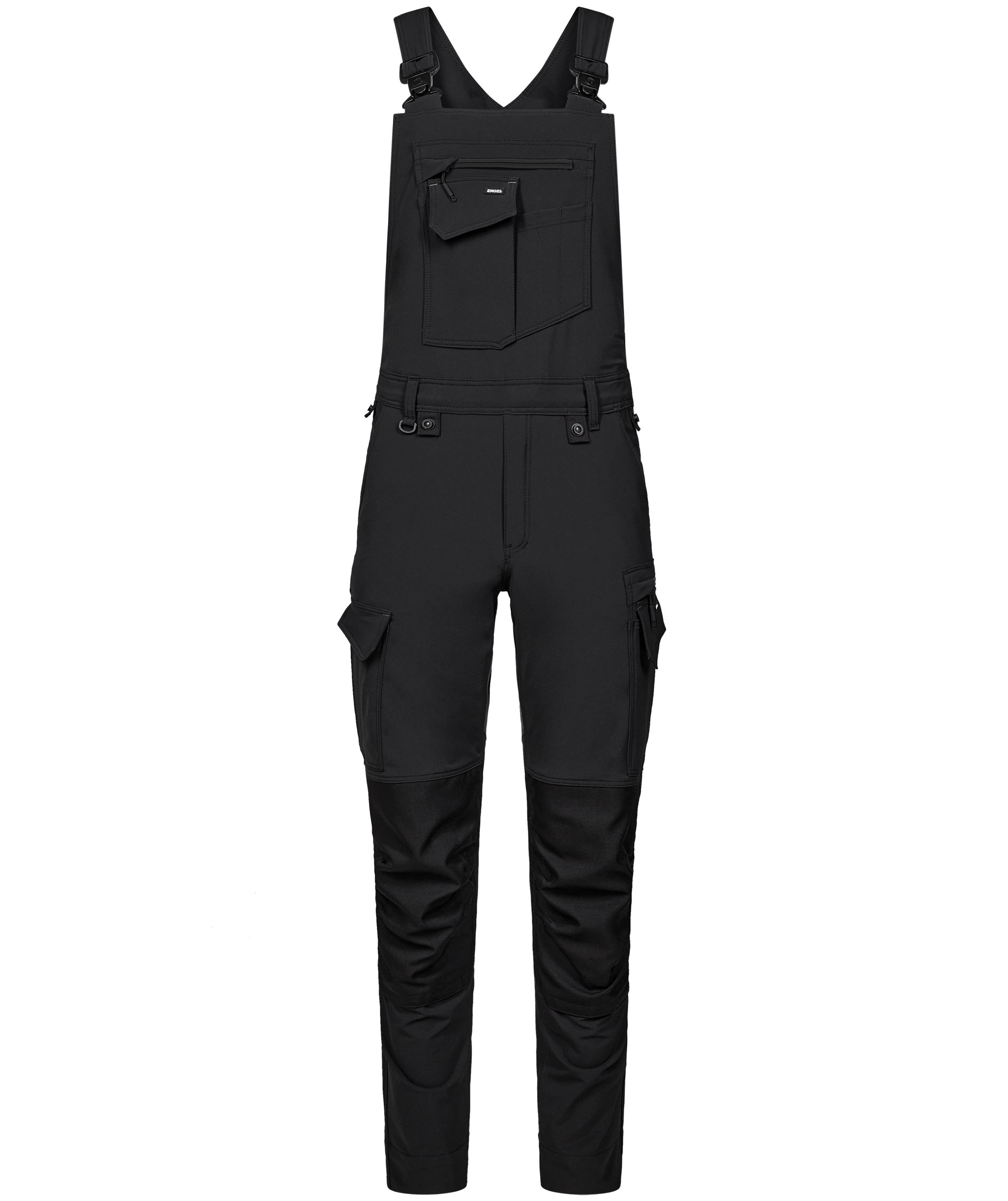 Engel Entire bib and brace full stretch, Black, Black, swatch