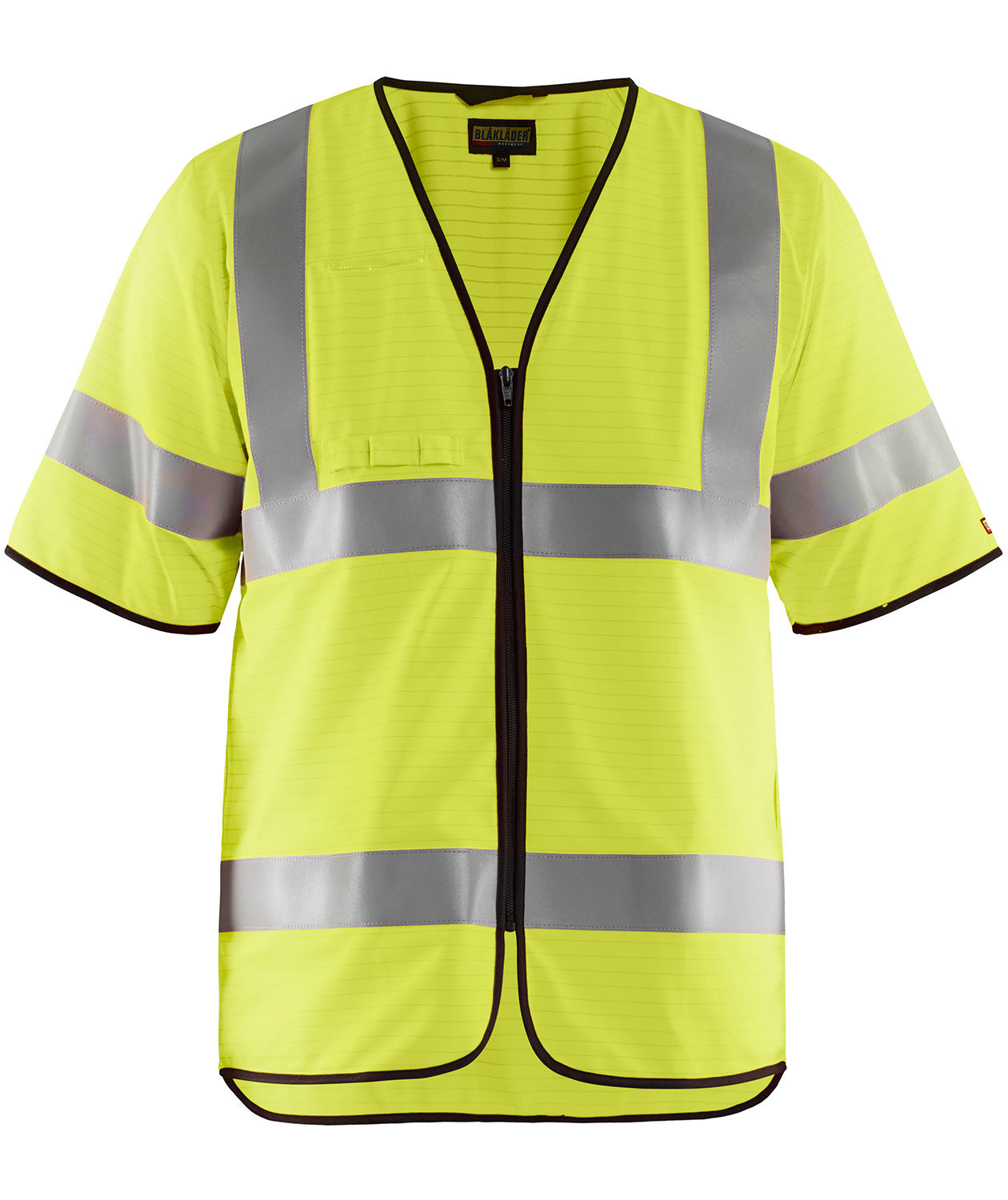 Bl&aring;kl&auml;der&nbsp;Multinorm skyddsv&auml;st, Varsel Gul