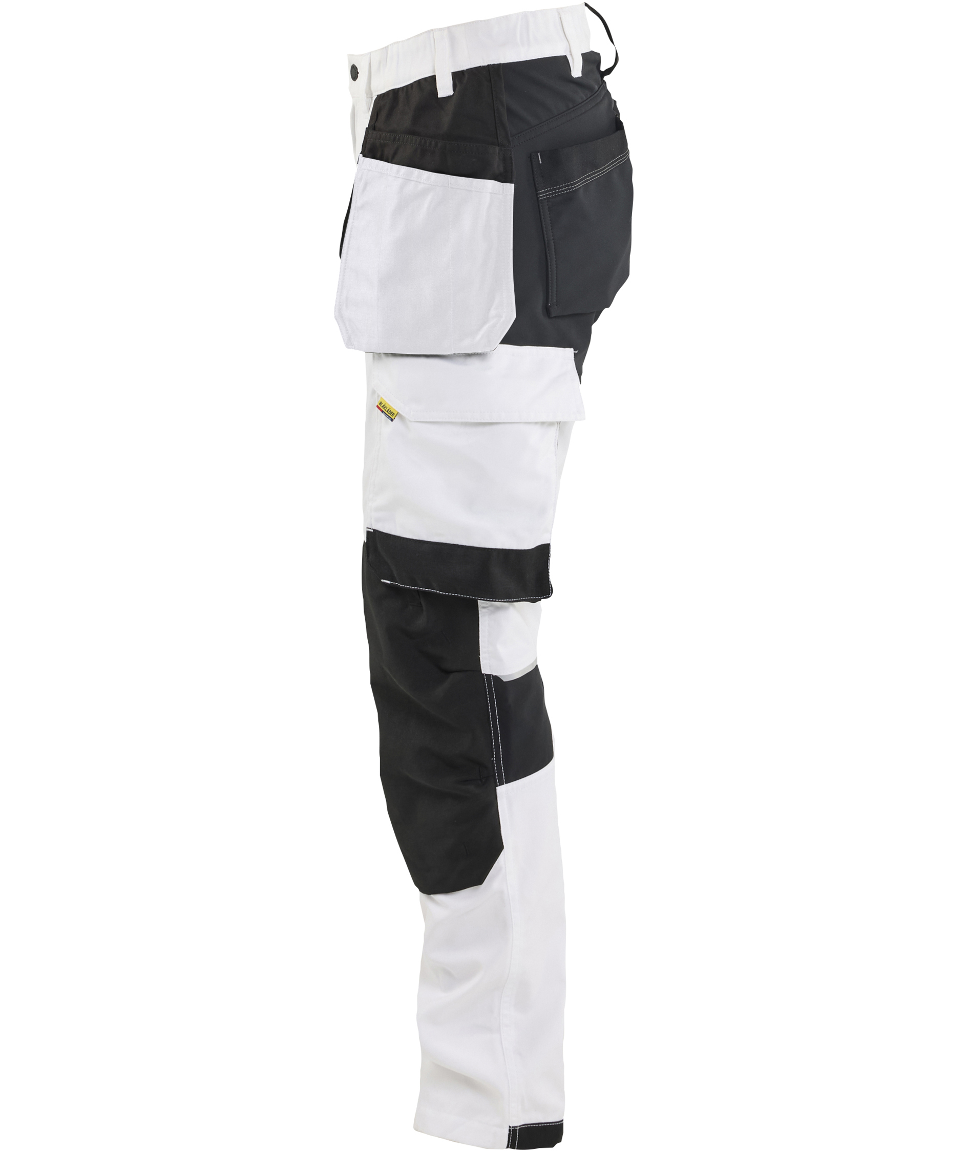 Bl&aring;kl&auml;der women's craftsman trousers, White/Black, large image number 3