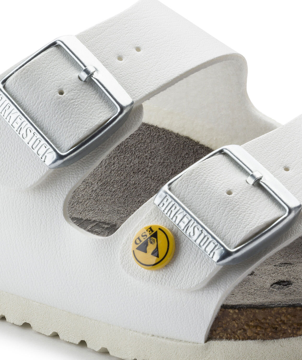 Birkenstock Arizona ESD Narrow Fit sandaler, Hvid, large image number 7