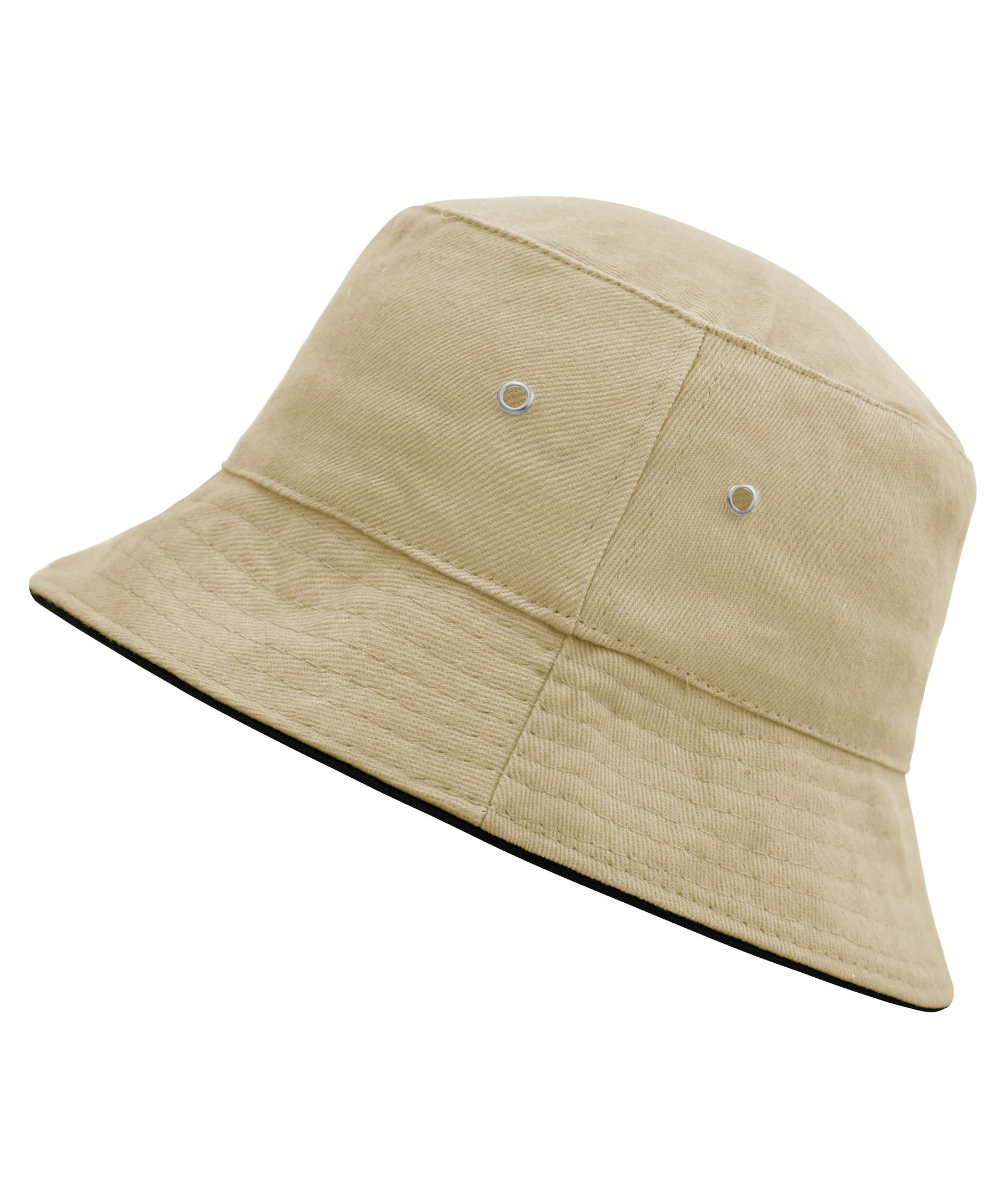 Myrtle Beach b&oslash;llehat, Khaki/Sort