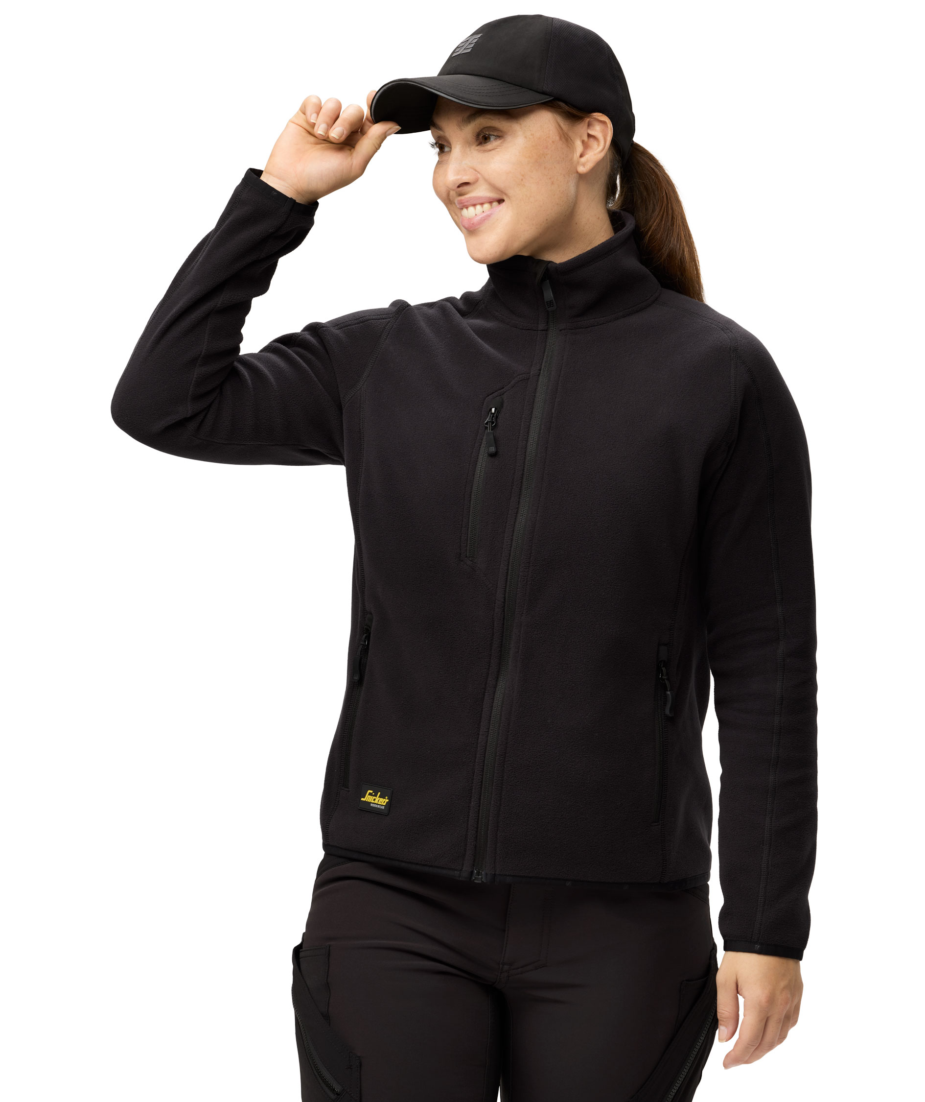 Snickers Polartec&reg; dame fleecejakke 8427, Black