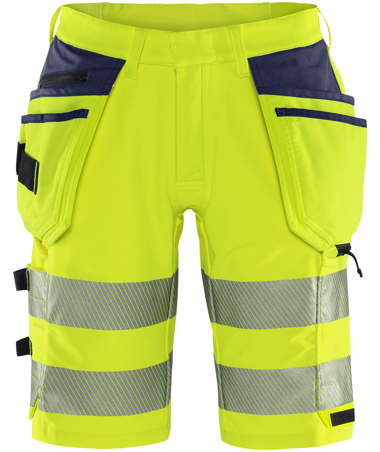 Fristads Green h&aring;ndv&aelig;rkershorts 2646 GSTP, Hi-Vis gul/marine, Hi-Vis gul/marine, swatch