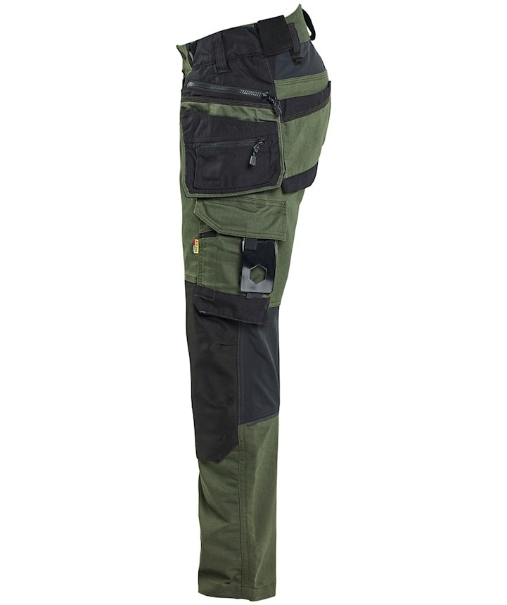 Bl&aring;kl&auml;der Striker h&aring;ndverksbukse, Skog gr&oslash;nn/svart, large image number 3