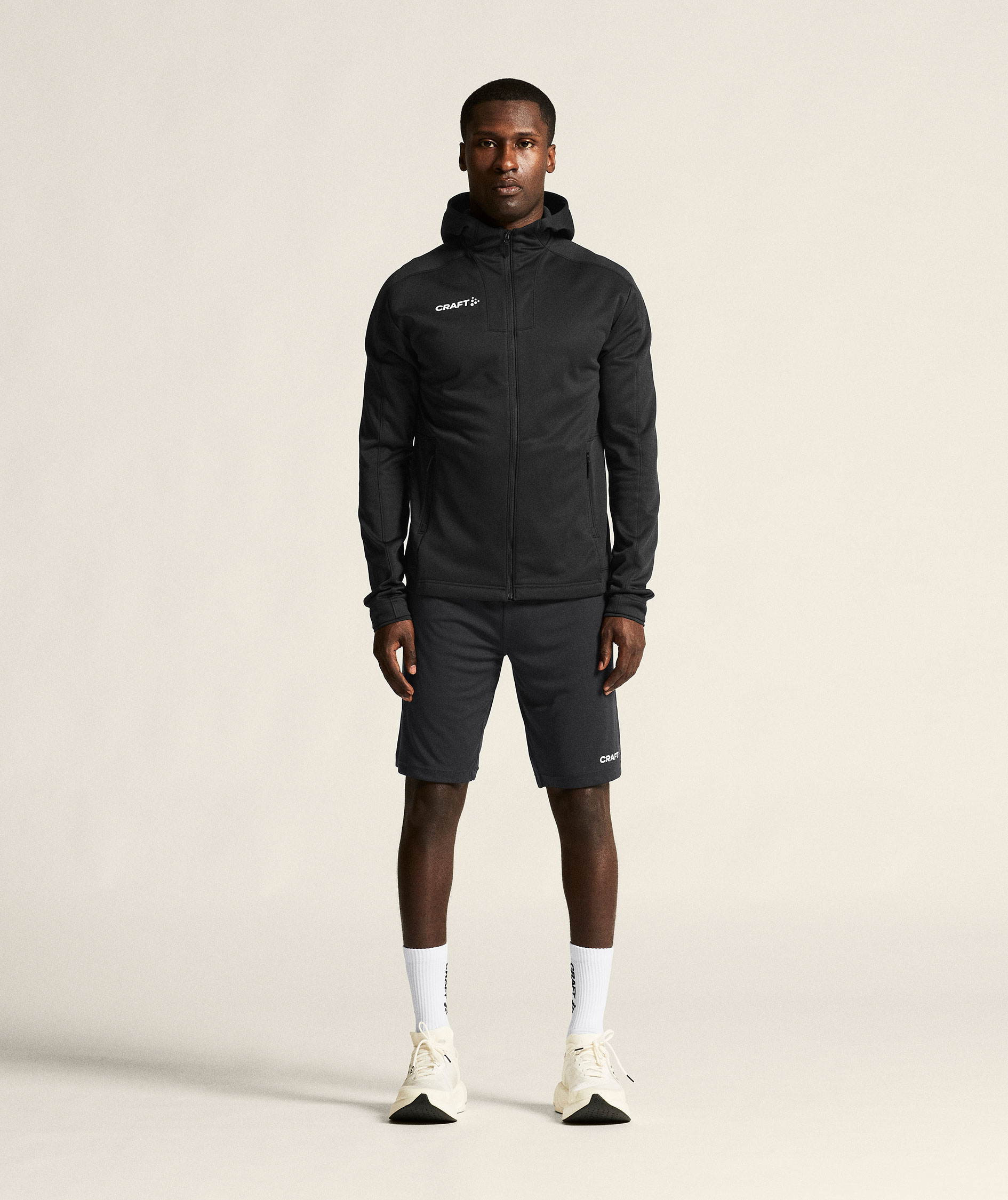 Craft Evolve 2.0 Hoodie mit Rei&szlig;verschluss, Black, large image number 1