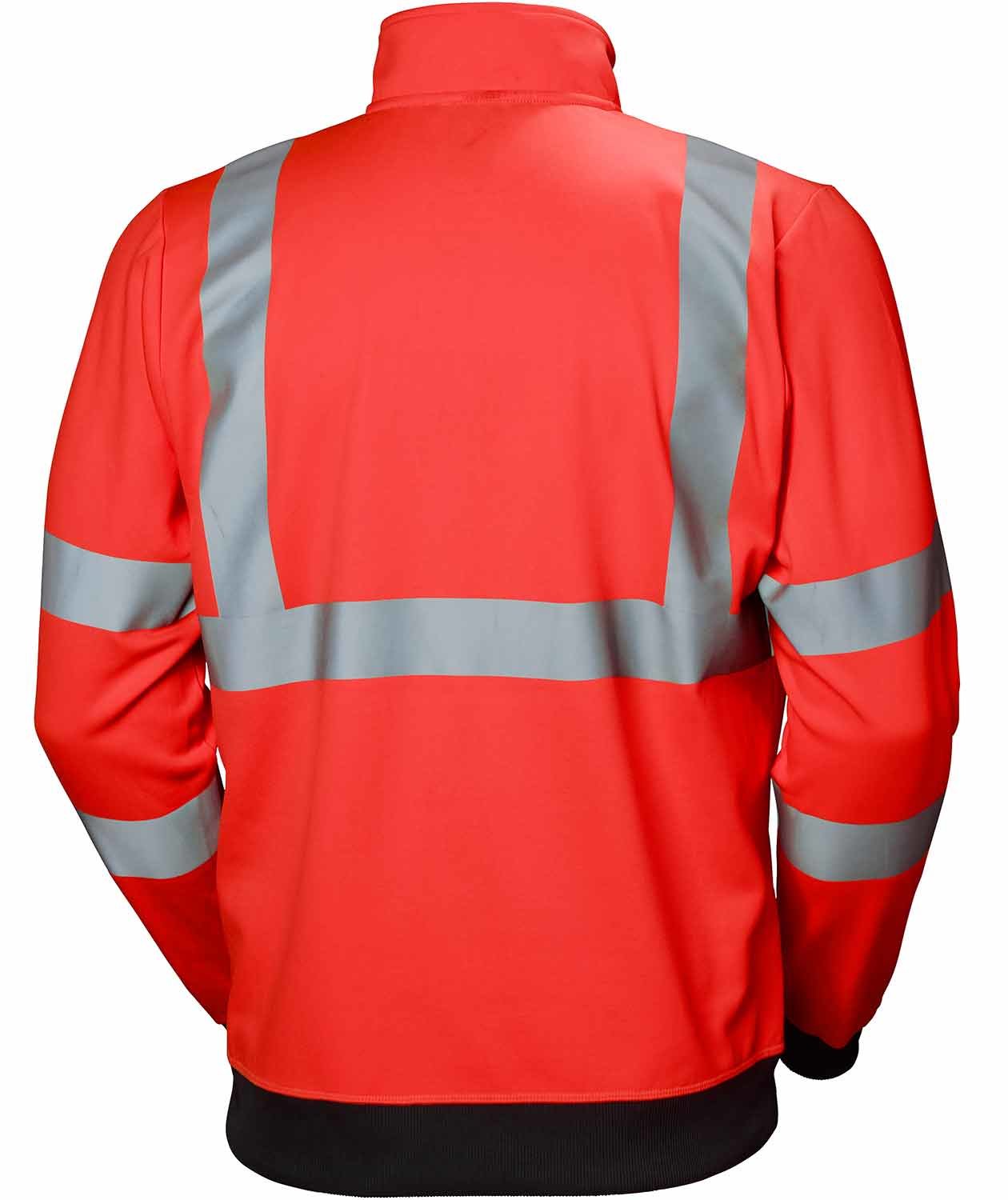 Helly Hansen Addvis half zip sweatshirt full stretch, Hi-Vis R&oslash;d