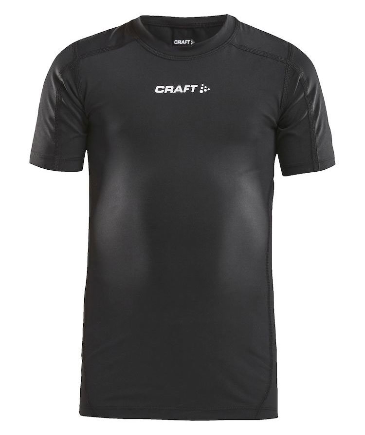 Craft Pro Control kompressions T-shirt till barn, Black, Black, swatch