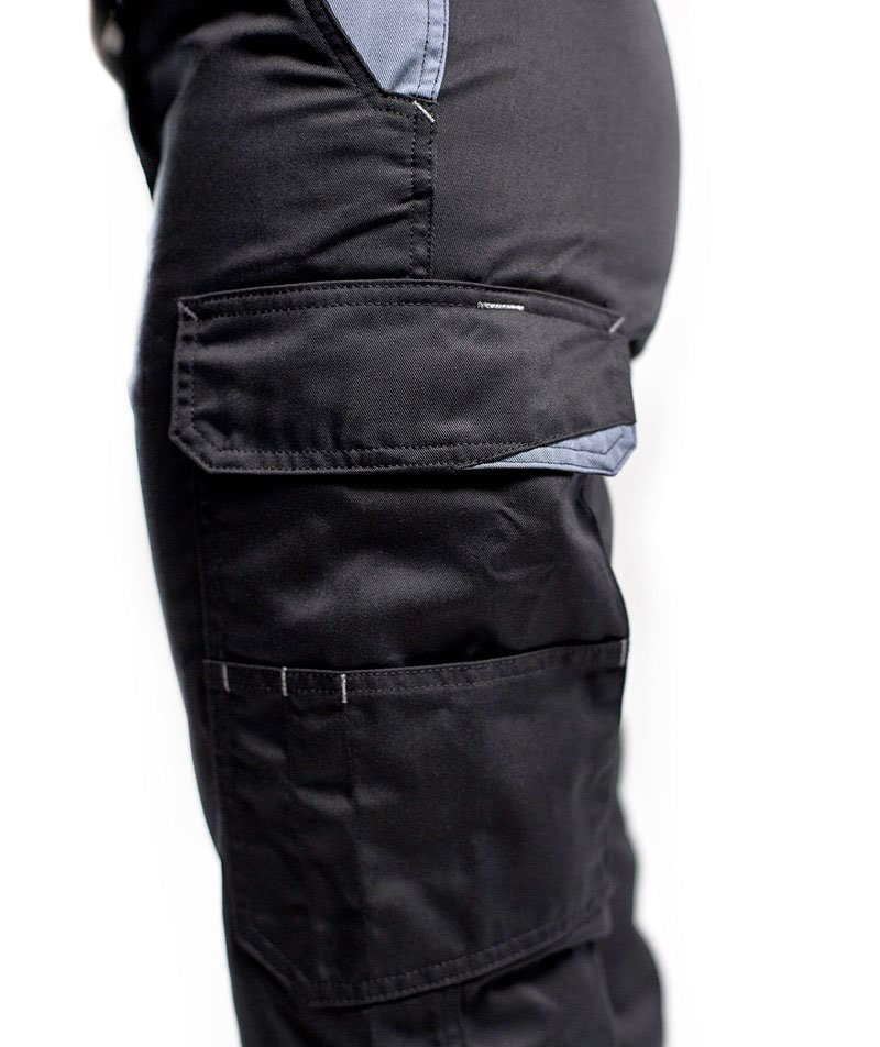 Bl&aring;kl&auml;der women's service trousers, Black/Grey, large image number 6