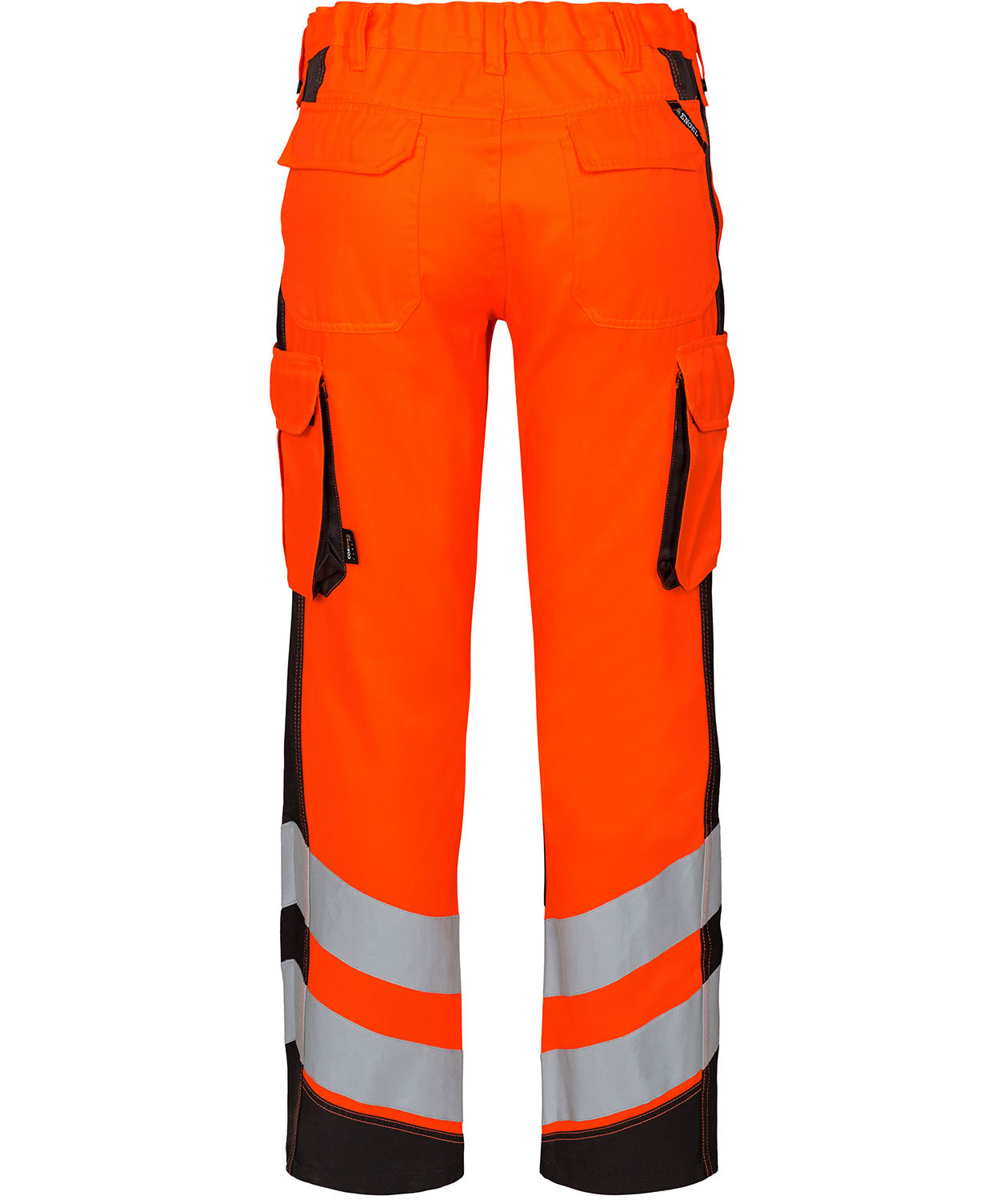 Engel Safety Light women's work trousers, Hi-vis orange/Grey, large image number 1
