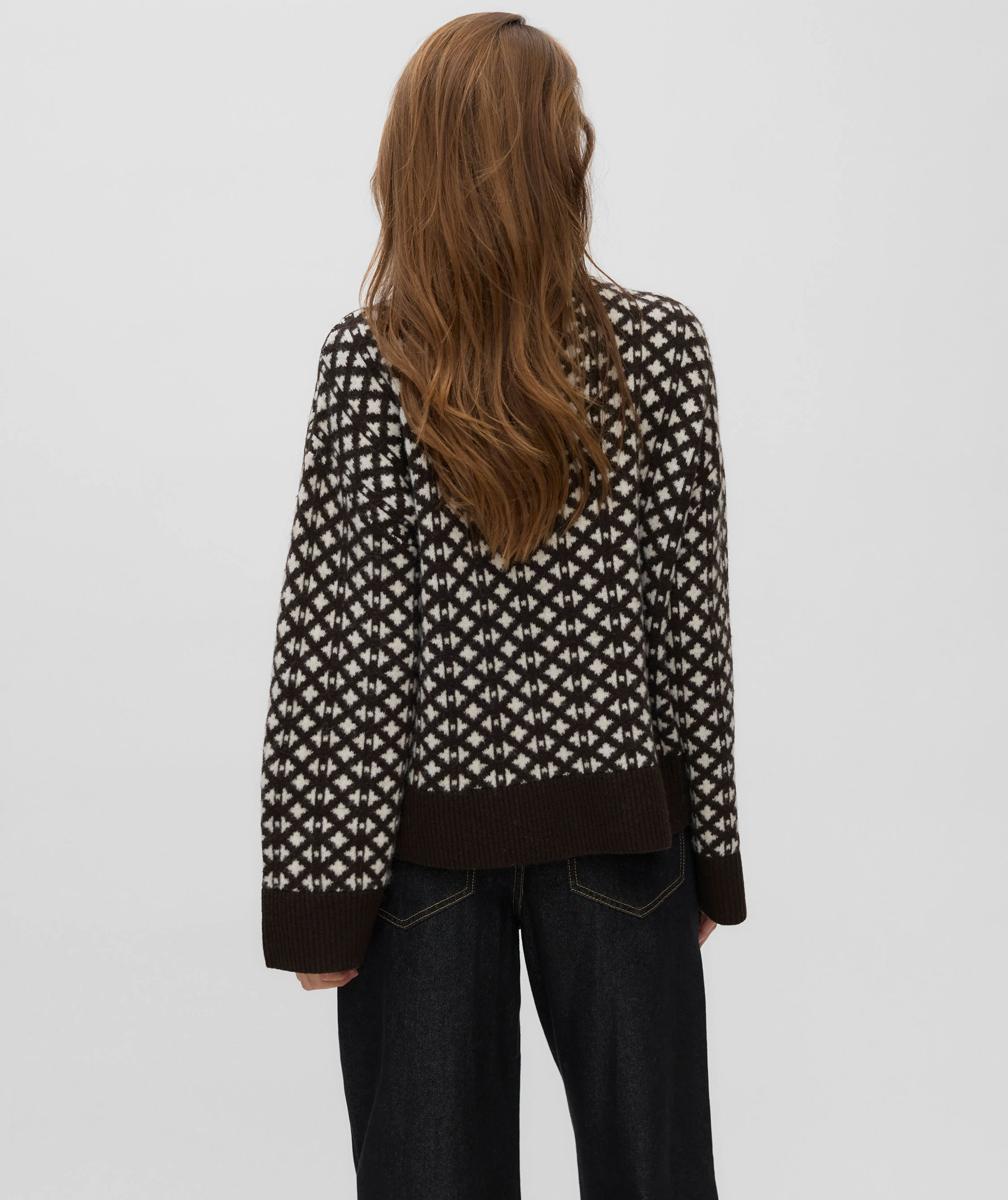Vero Moda VMBIRCH dame striktr&oslash;je, Chocolate Torte, large image number 2