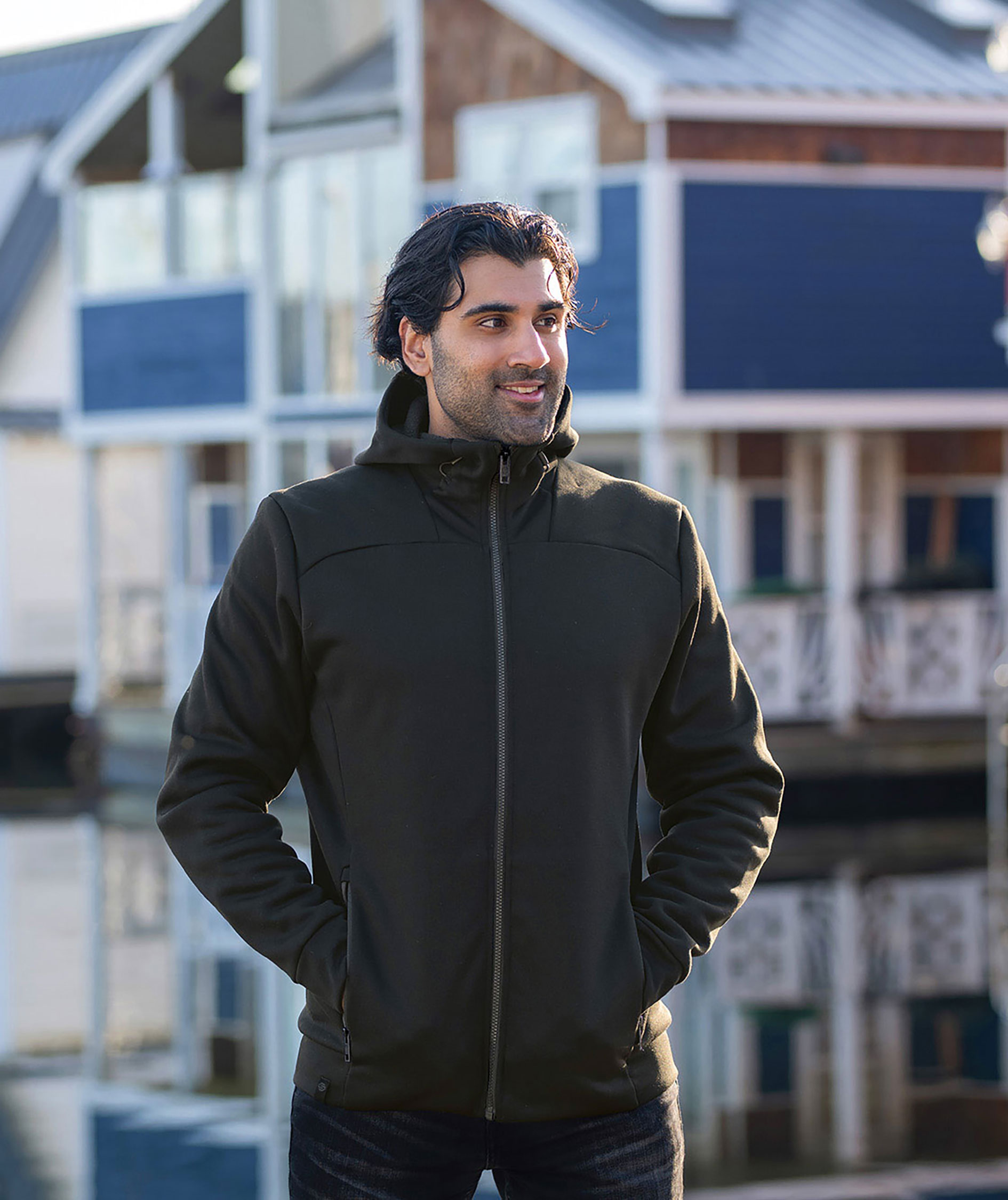 Stormtech Antares hoodie with zipper, Black, large image number 1