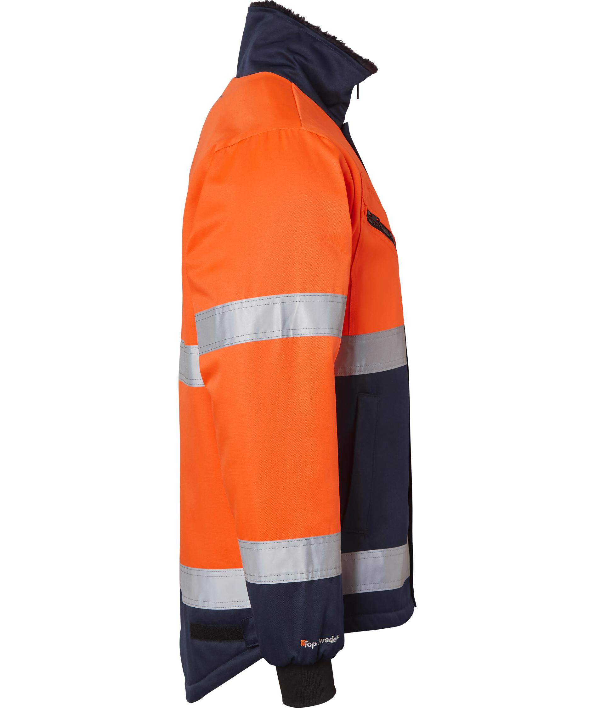 Top Swede Winterjacke 5616, Hi-Vis Orange/Navy, large image number 2