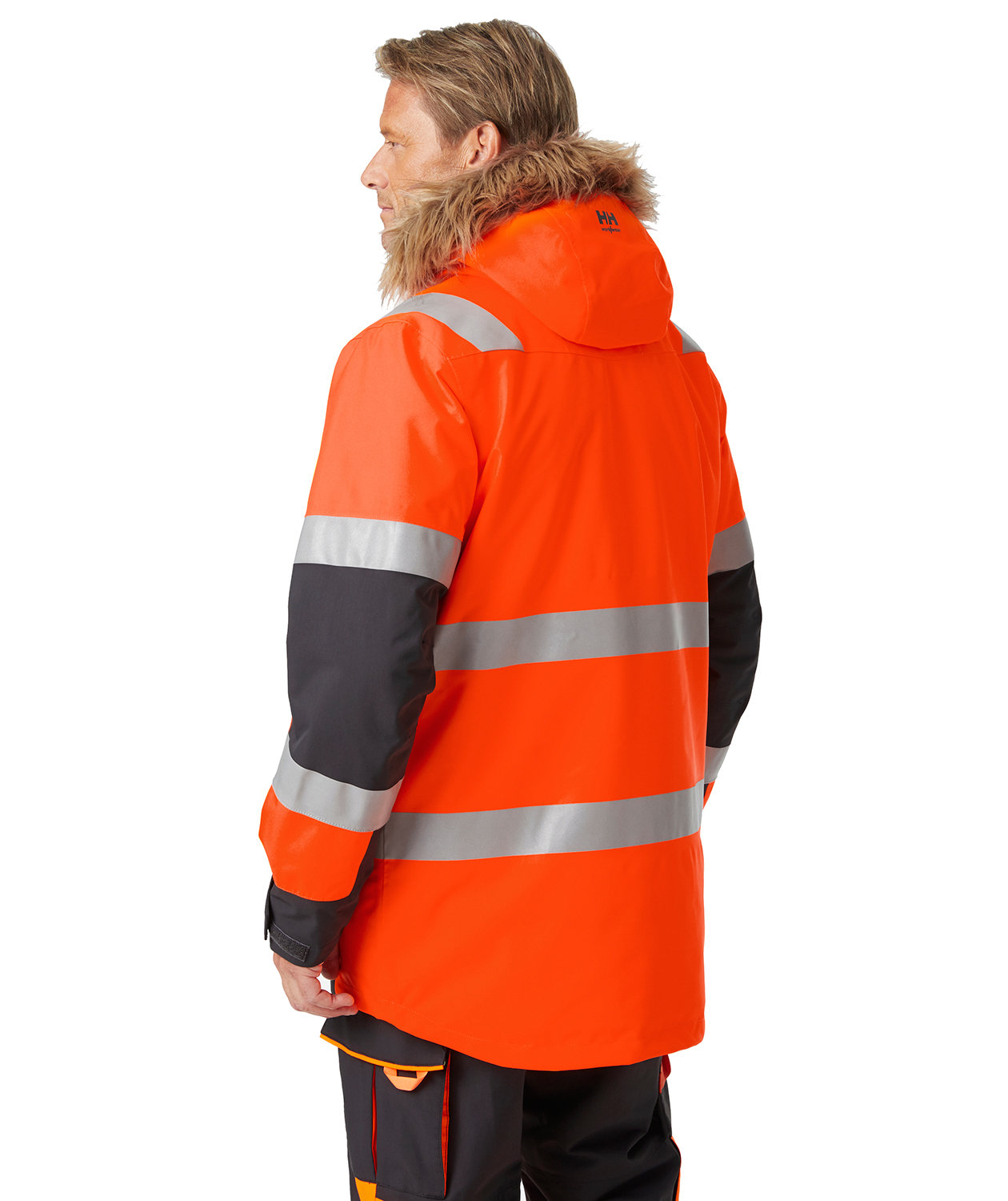 Helly Hansen Alna 2.0 Parka, Hi-vis Orange/charcoal, large image number 3