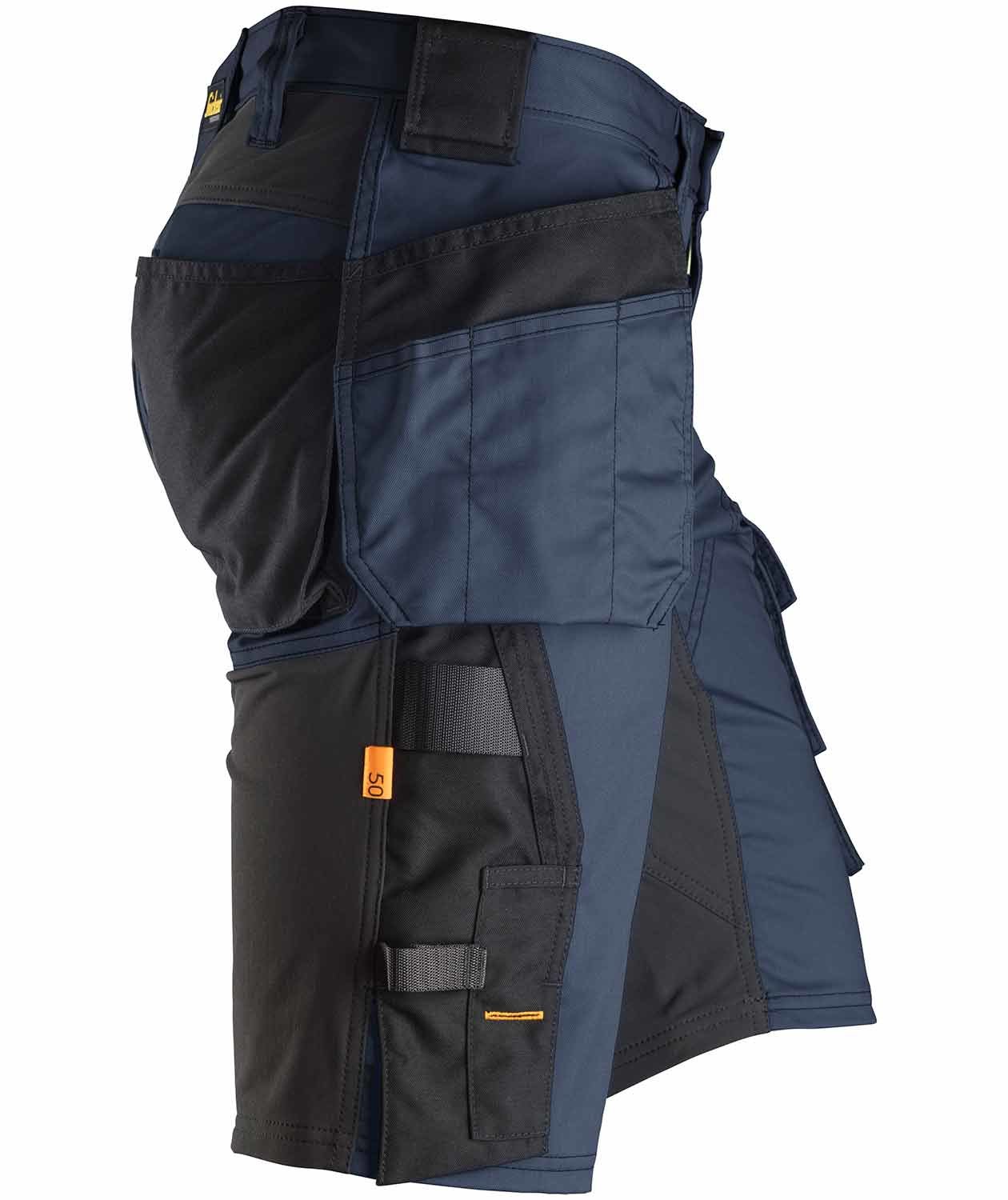 Snickers AllroundWork h&aring;ndverkershorts 6141, Navy/Svart, large image number 3