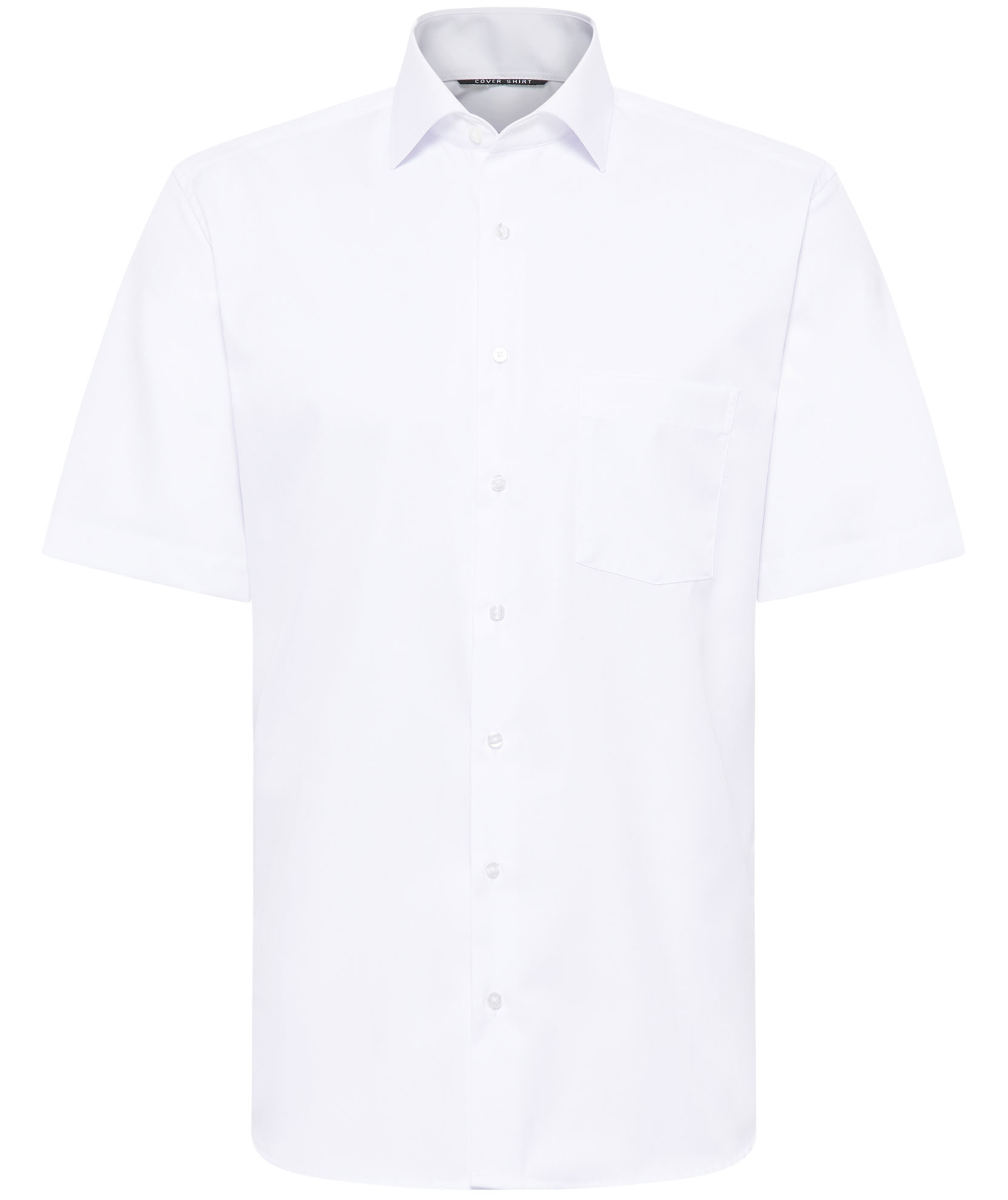 Eterna Cover Modern fit kort&auml;rmad skjorta, White