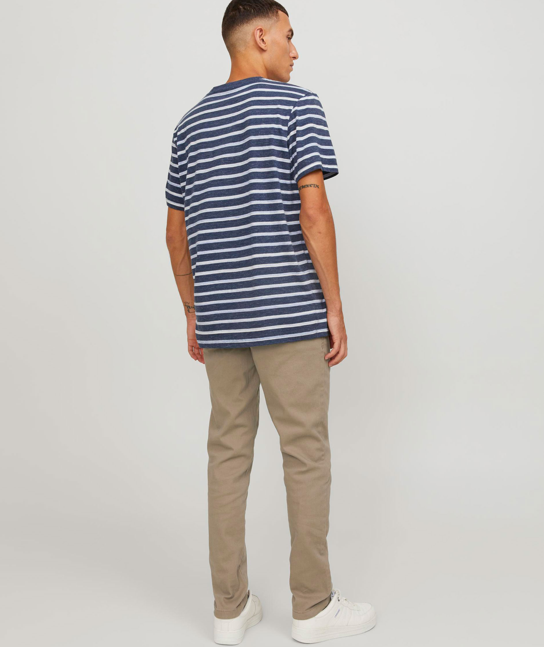 Jack & Jones JPSTMARCO JJDAVE 2-Pak Chinohose, Beige/Navy Blazer, large image number 4