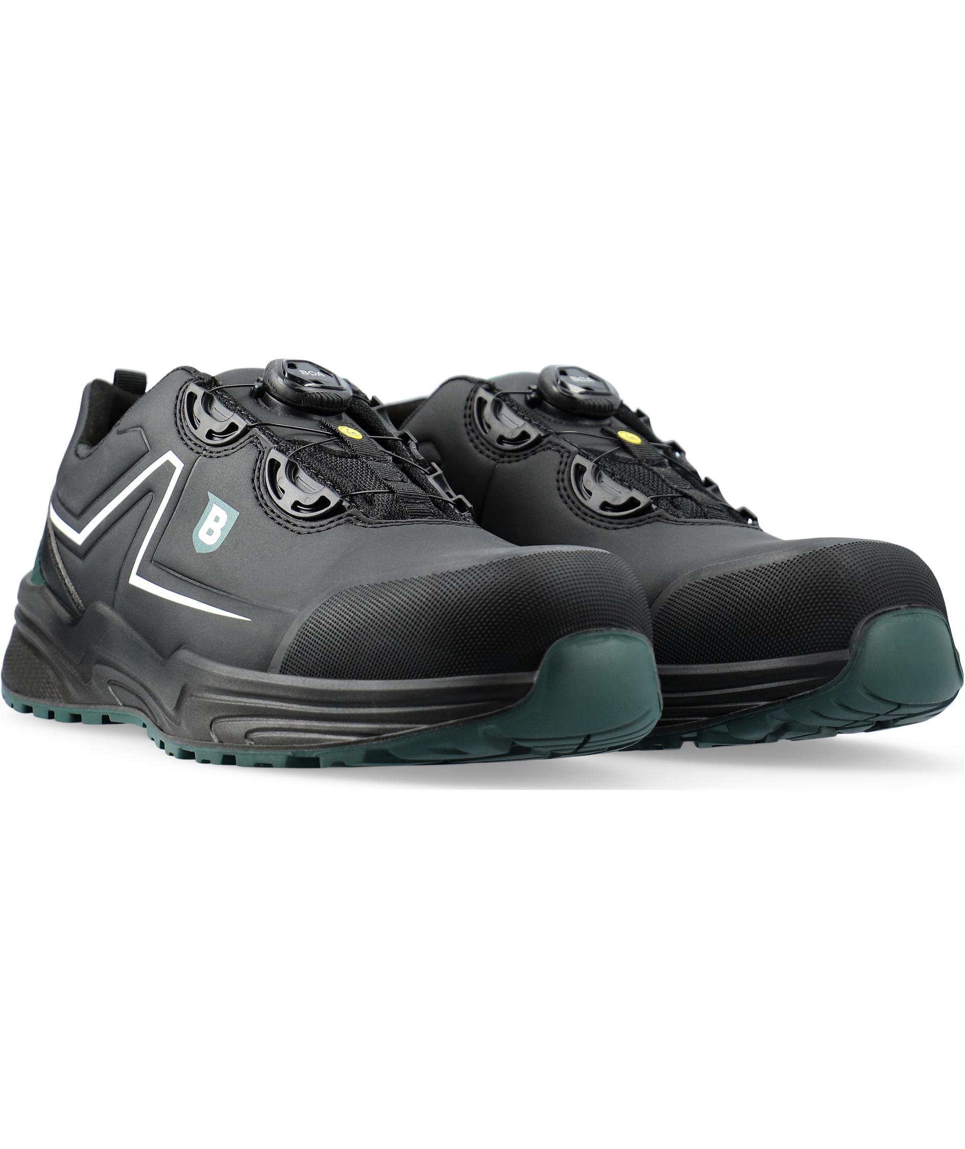 2. Sortering Brynje Green Way sikkerhedssko S3, Sort