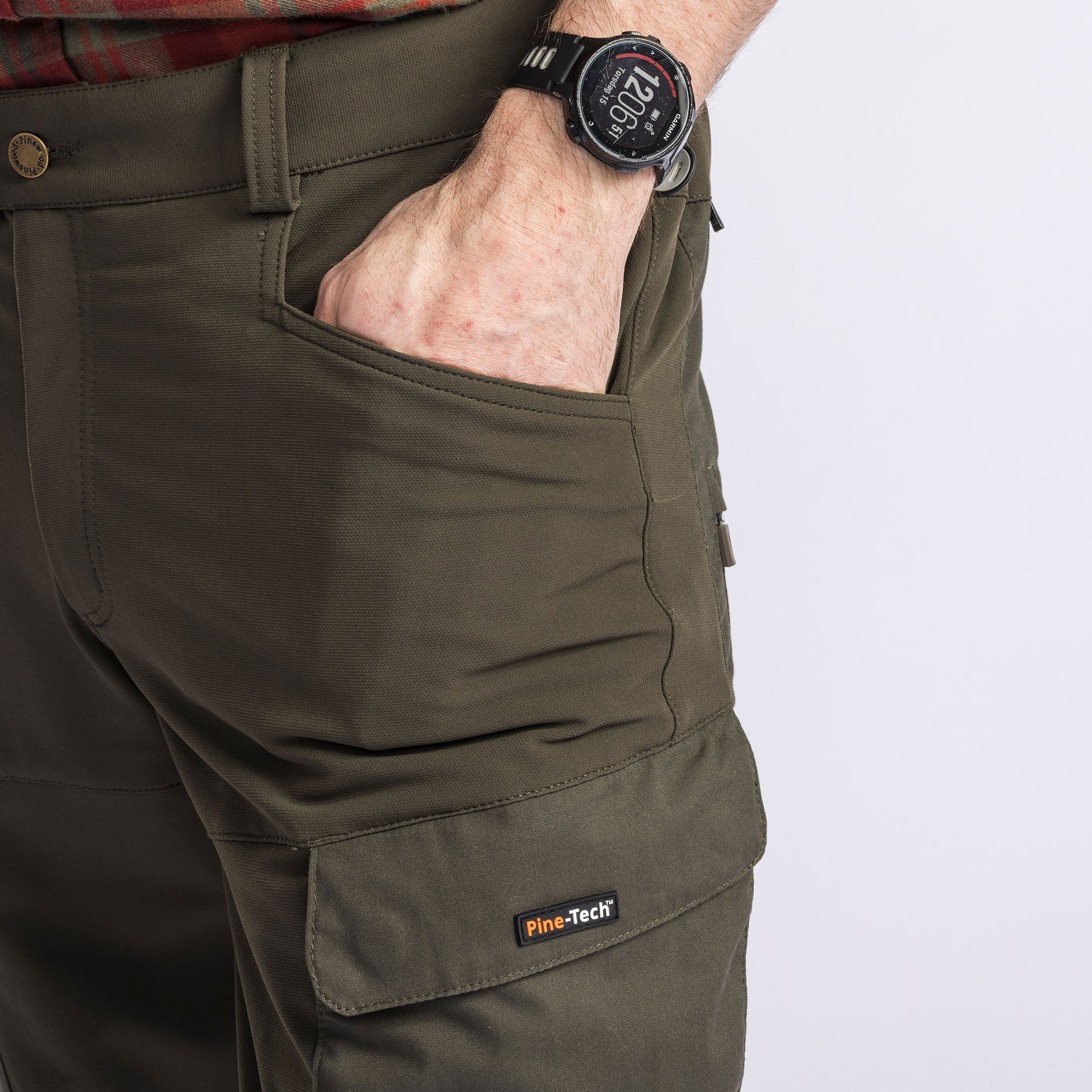 Pinewood Dog Sports Trainer Extreme bukser, Moss green, large image number 8