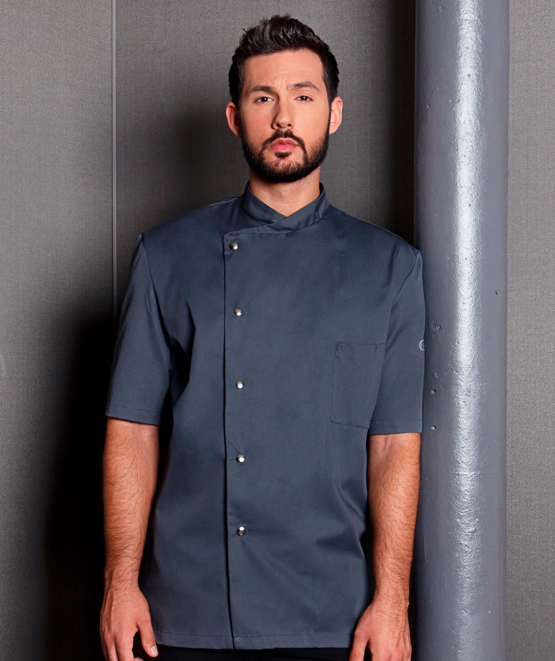 Karlowsky Gustav short-sleeved chef jacket