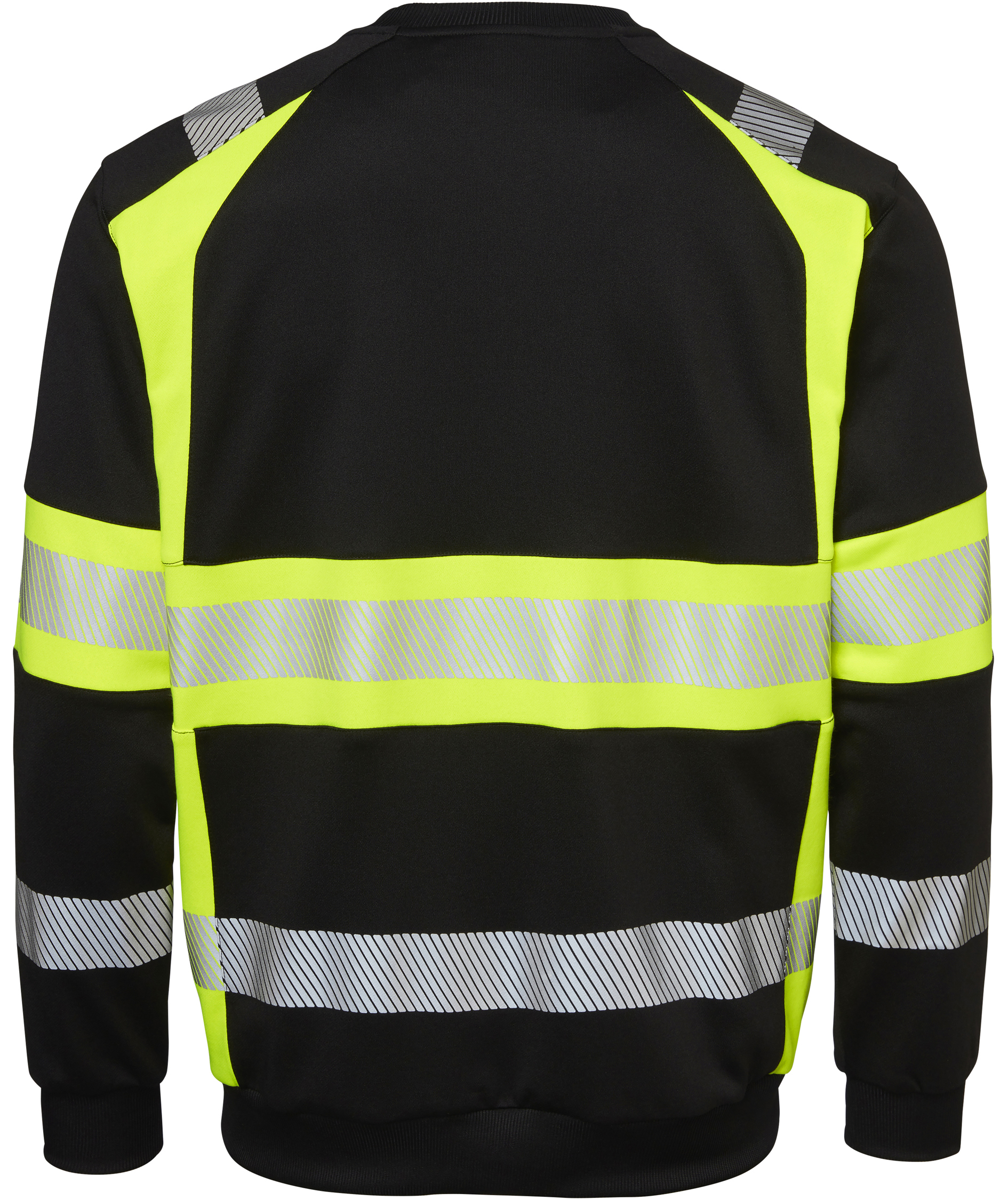 Top Swede sweatshirt 602, Sort/Hi-Vis Gul