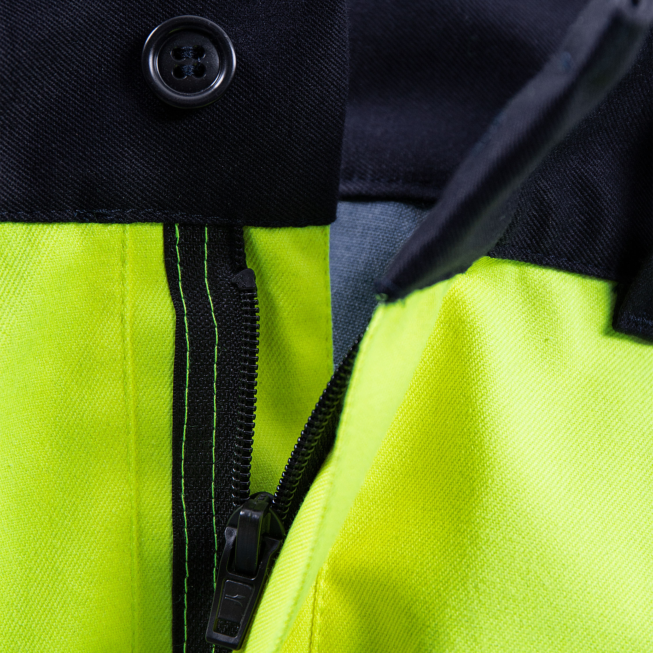 Fristads Airtech skalbukser 2525 ATHR, Hi-Vis gul/marine, large image number 5