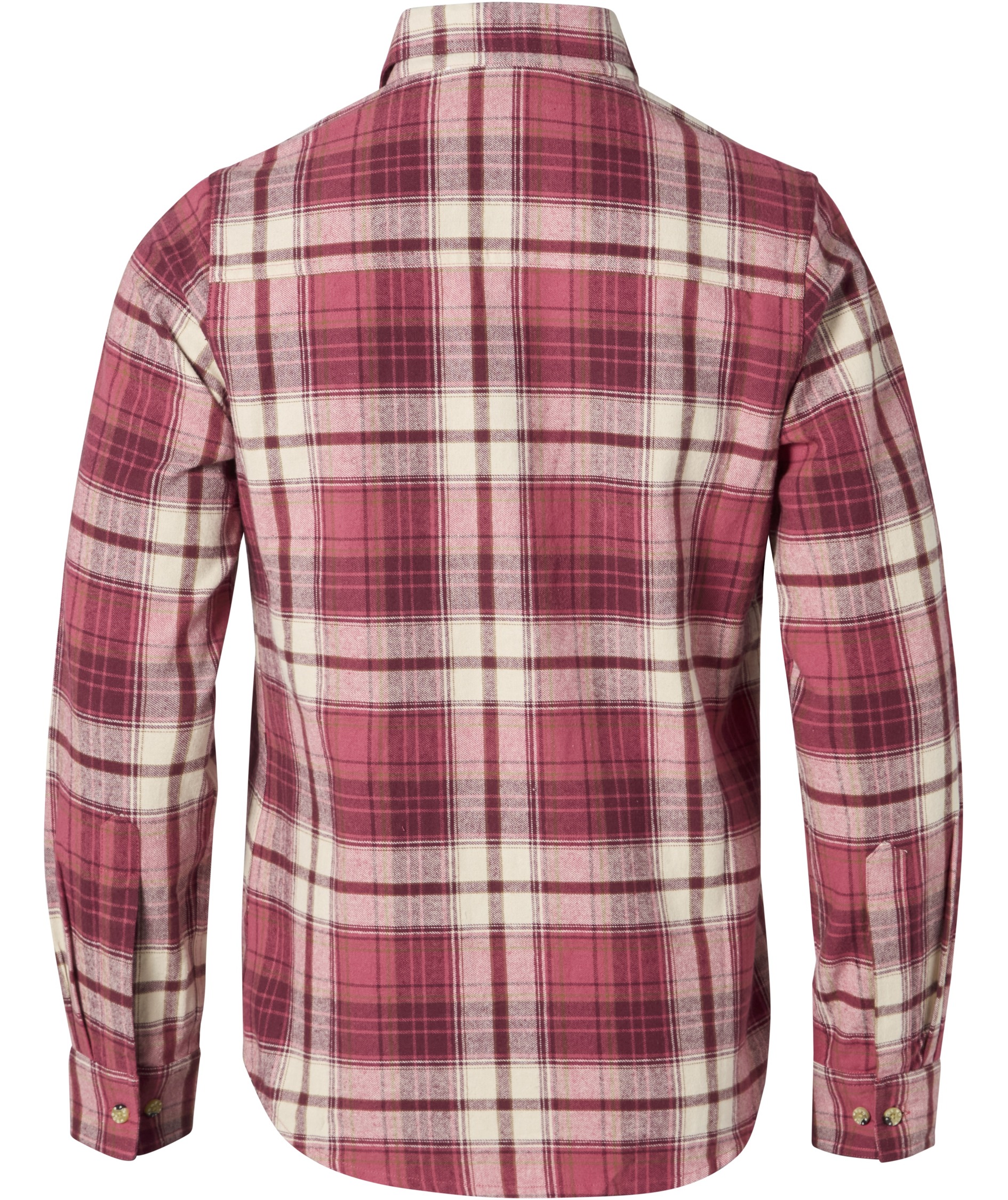Pinewood H&auml;rjedalen dame flannelskjorte, Cherry Pink/Off White, large image number 2