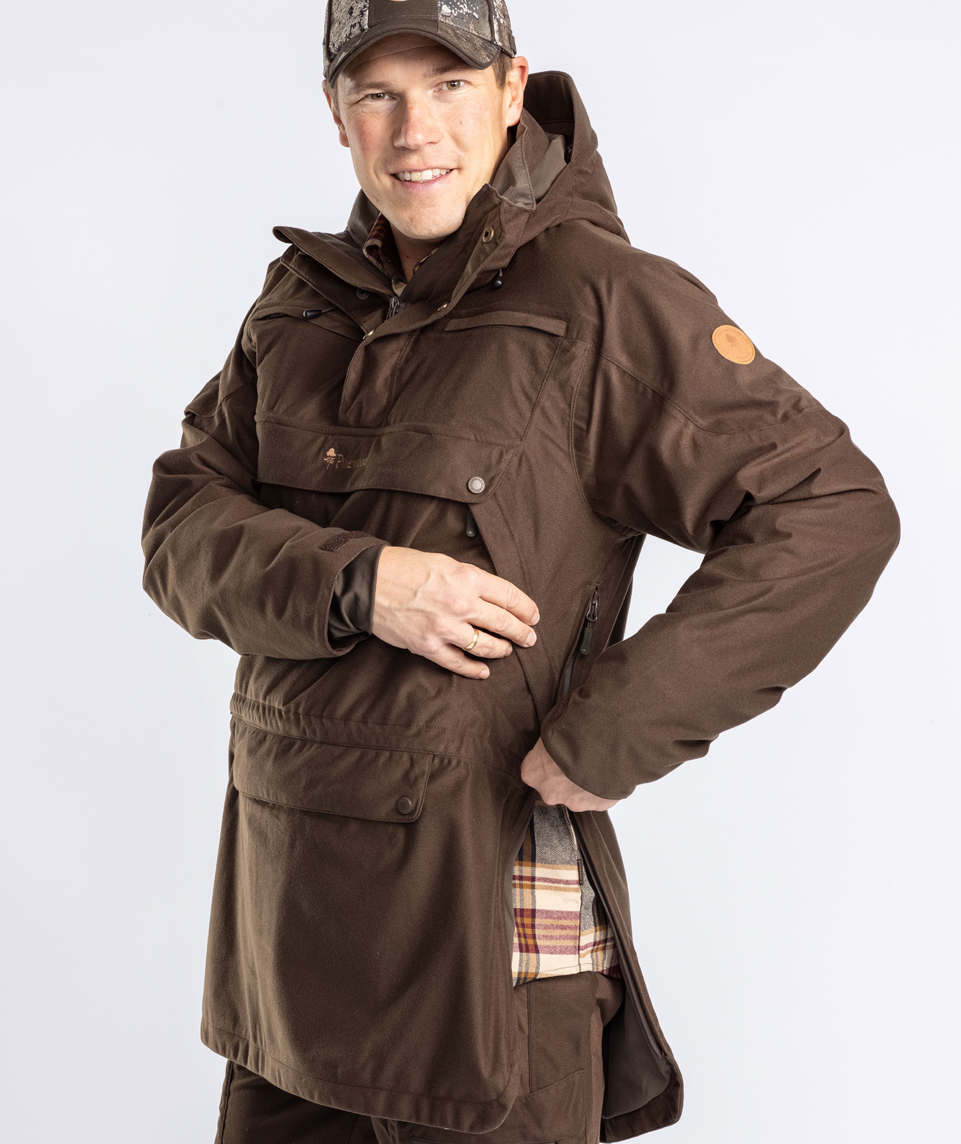 Pinewood Furudal Hunters 2L anorak, Suede Brown, large image number 8