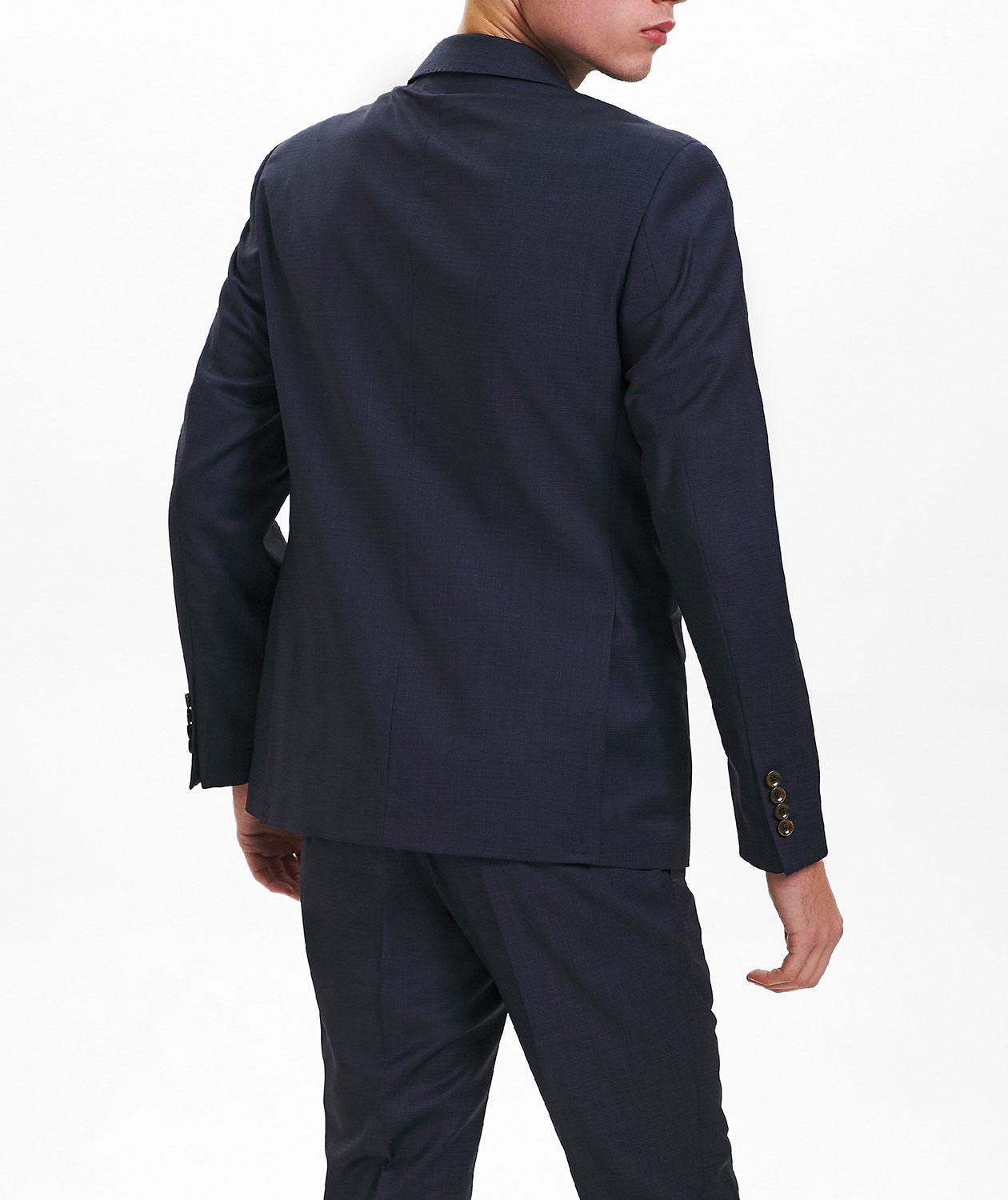 Sunwill Weft Stretch Water Repellent Modern fit blazer, Navy, large image number 3