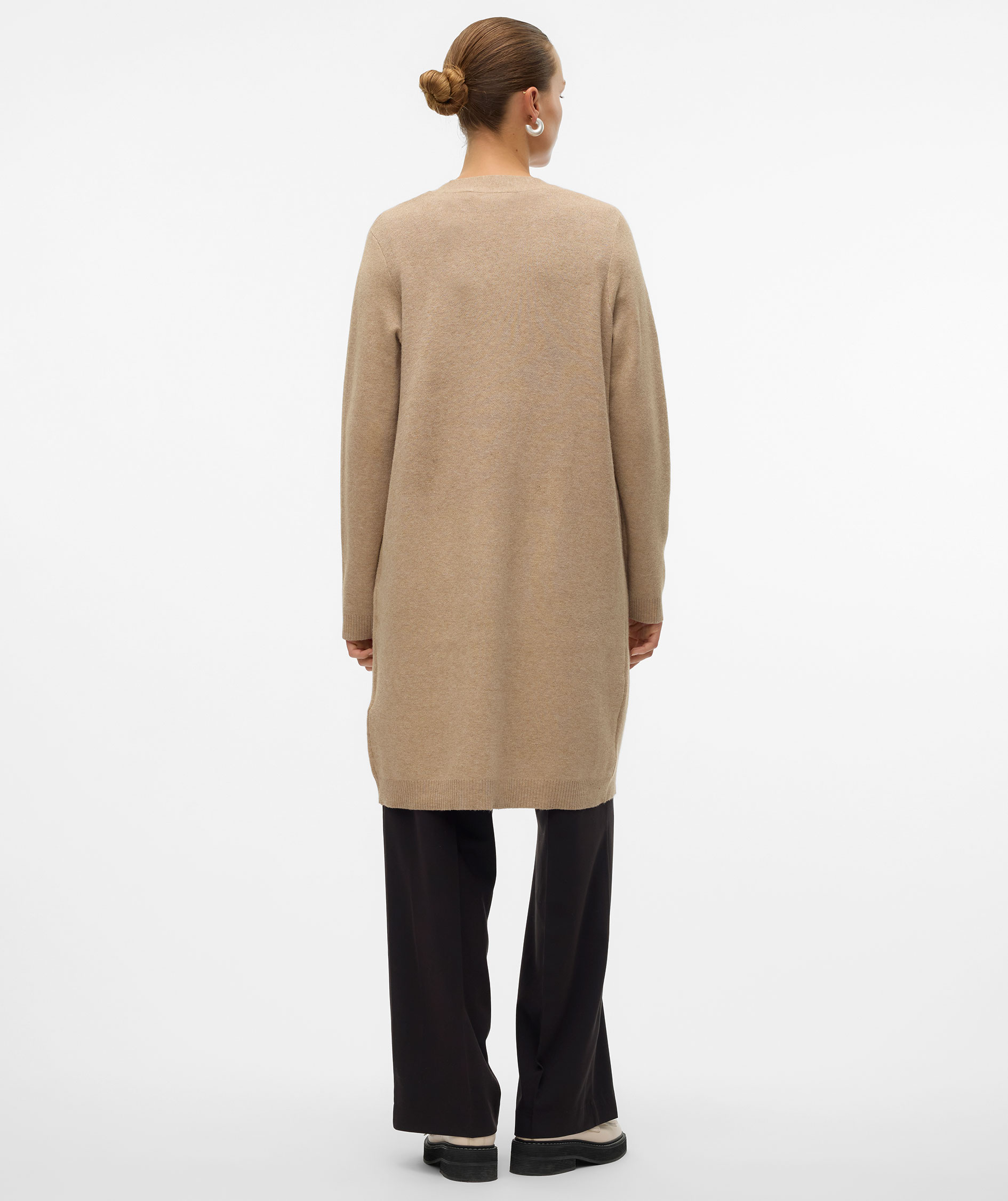 Vero Moda VMSABA  dame strikcardigan, Silver Mink, large image number 2