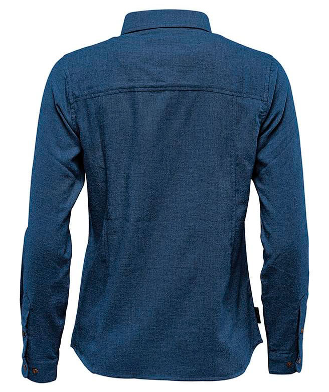 Stormtech Cambridge flanellskjorta dam, Marinbl&aring;
