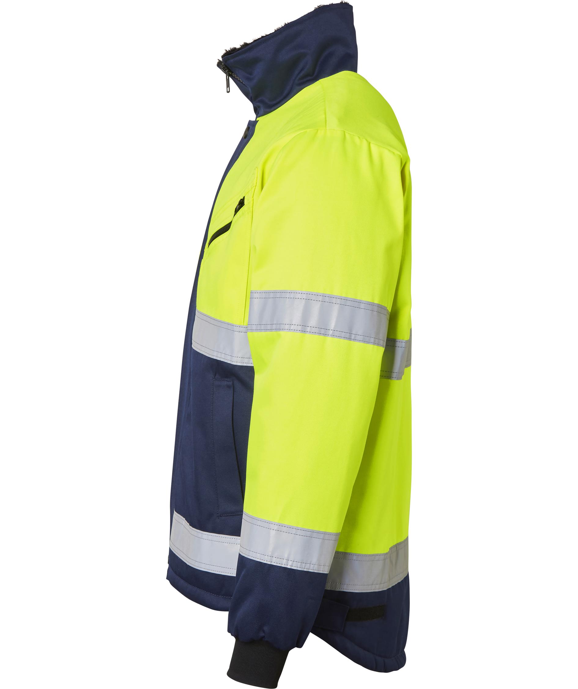 Top Swede Winterjacke 5616, Hi-Vis Gelb/Navy, large image number 3