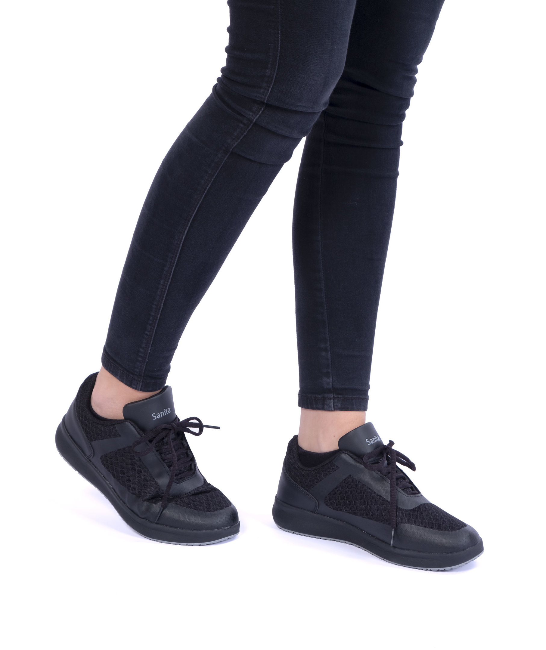 Sanita Breeze arbetsskor dam O1, Svart, large image number 2