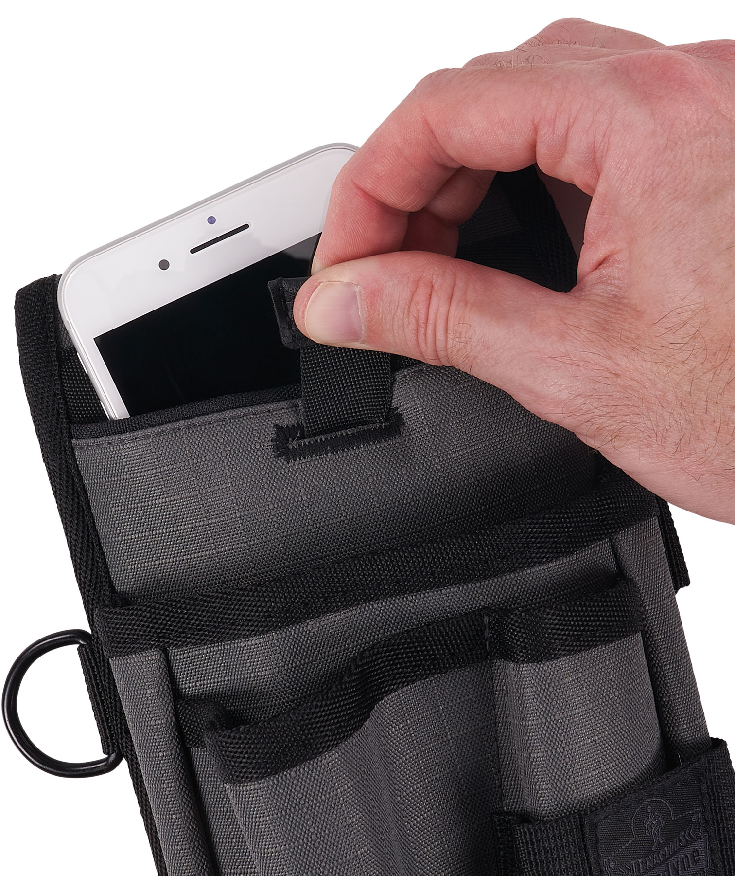 Ergodyne Arsenal 5569 tool holder with belt clip, Grey, Grey, large image number 4