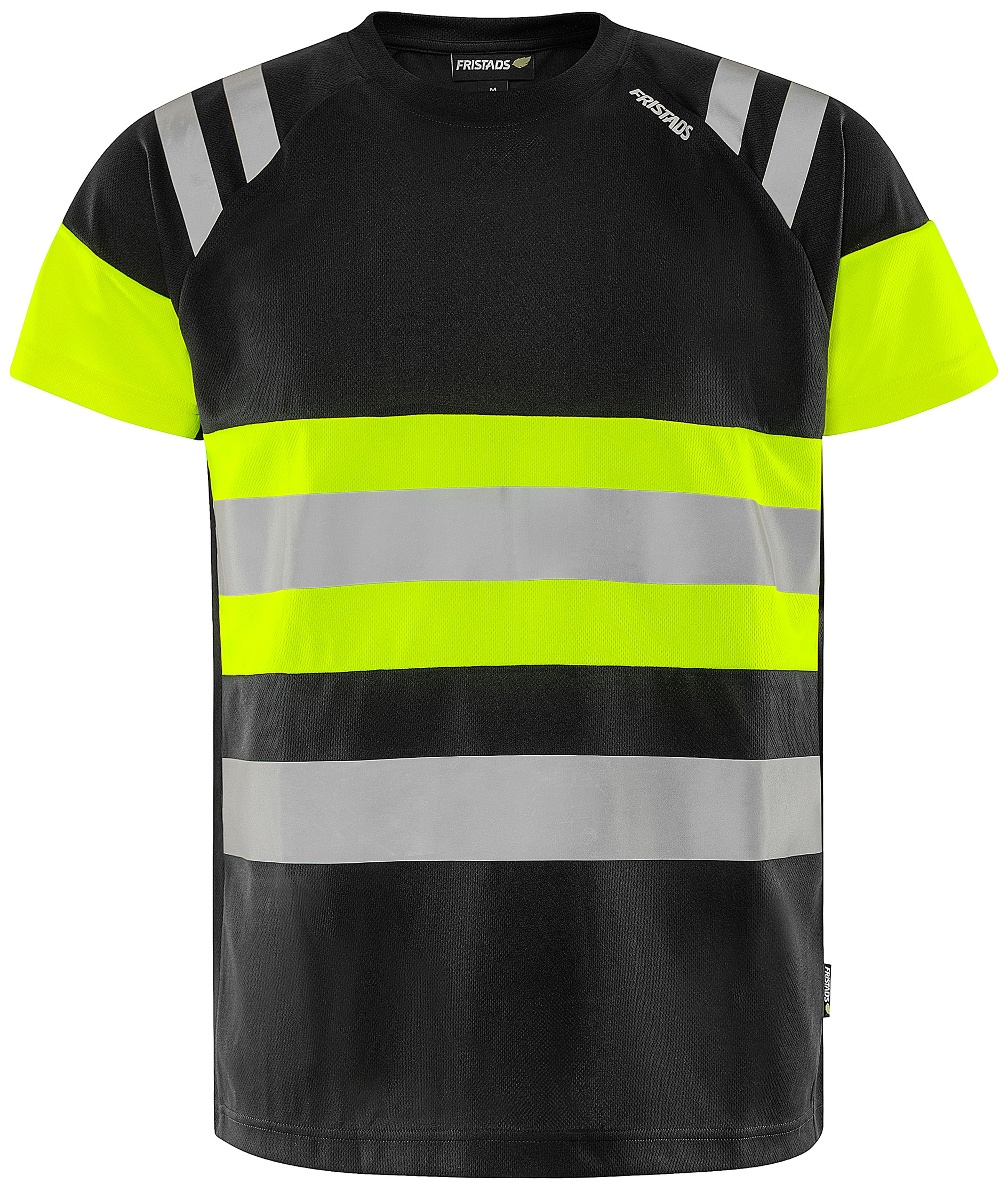 Fristads&nbsp;Green T-shirt 7880 GPST, Varsel Gul/Svart, Varsel Gul/Svart, swatch