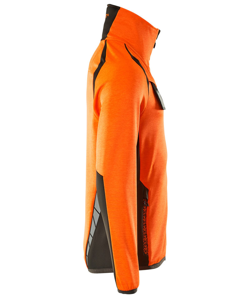 Mascot Accelerate Safe fleece sweater, Hi-vis Orange/Dark anthracite, large image number 2
