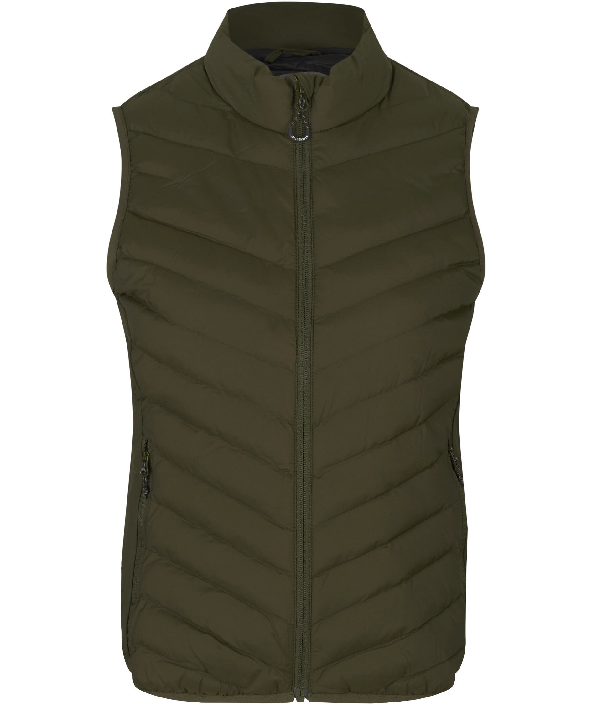 ID Stretch vadderad v&auml;st dam, Olivgr&ouml;n