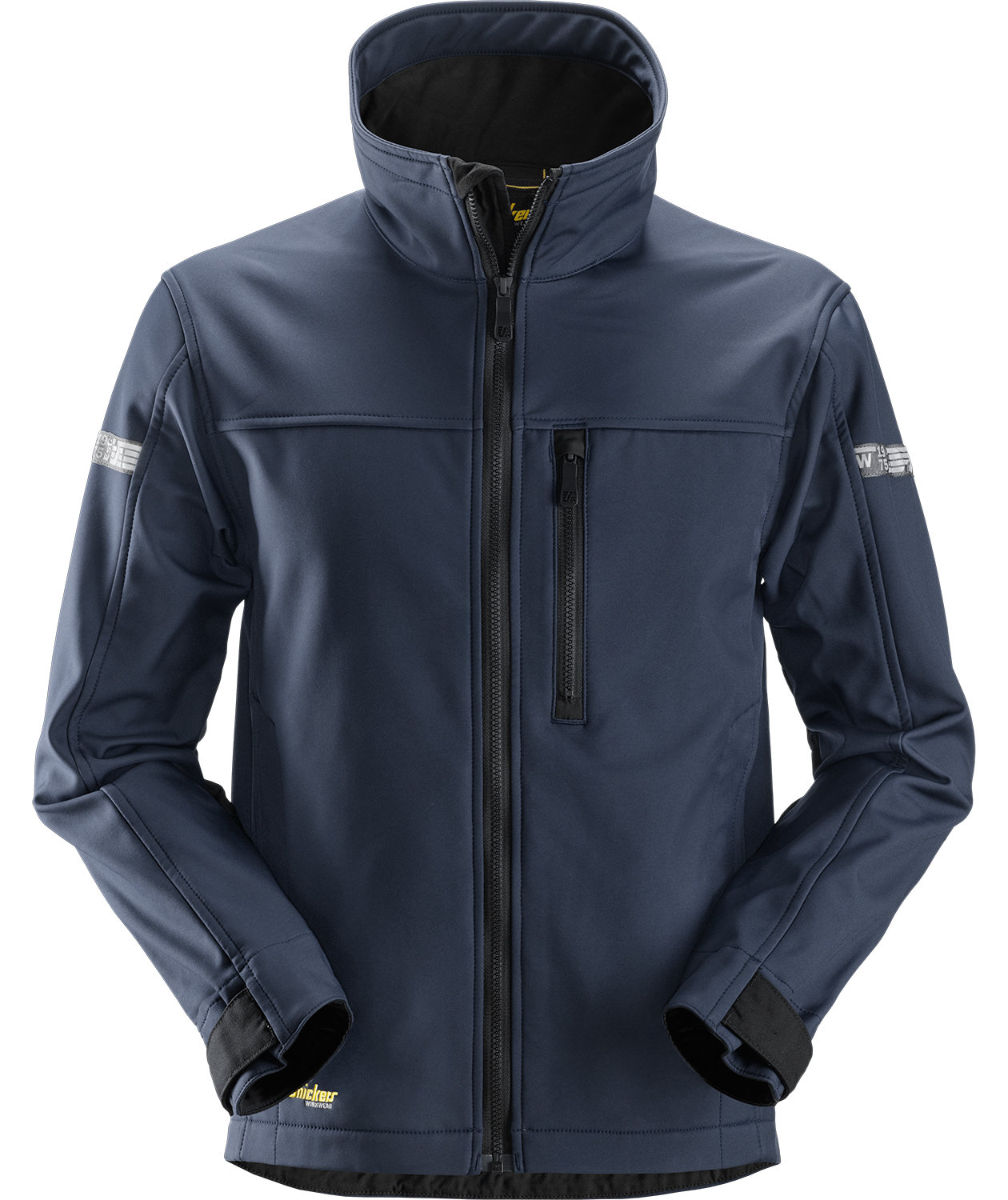 Snickers AllroundWork softshelljakke 1200, Marine/Svart, Marine/Svart, swatch