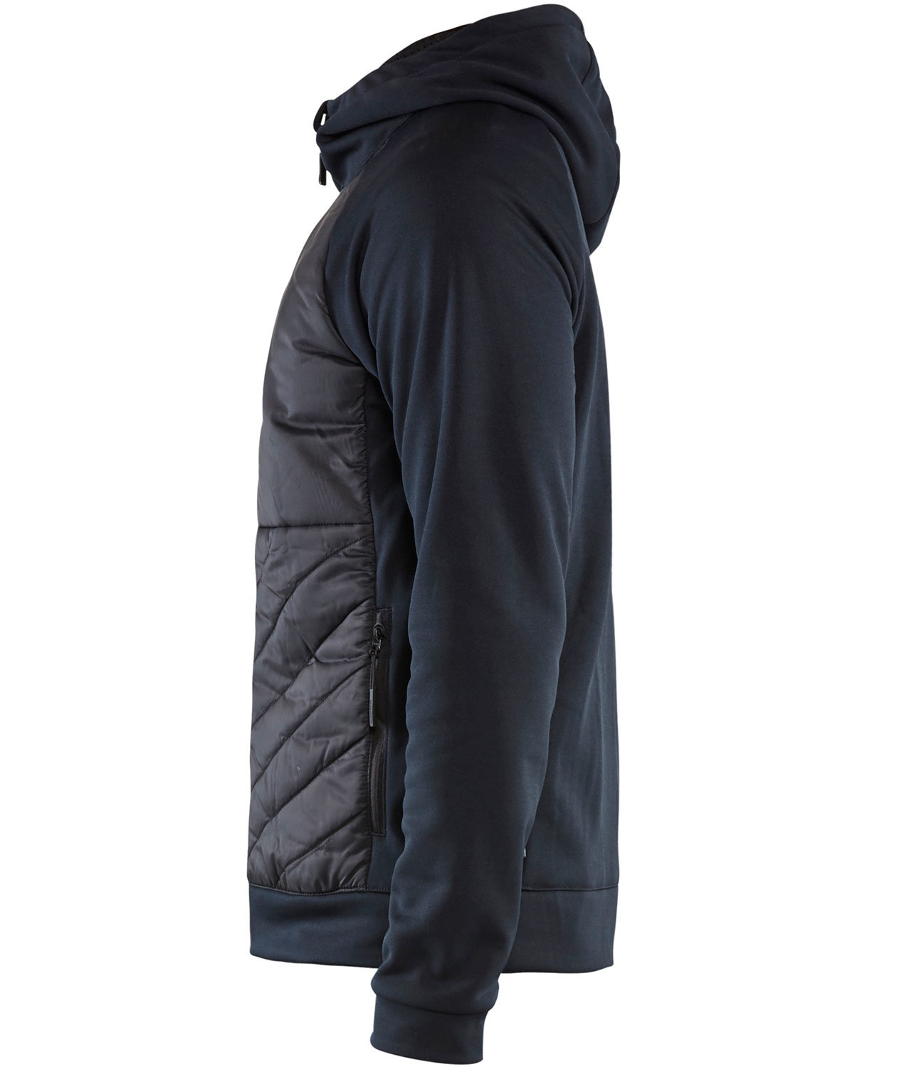 Bl&aring;kl&auml;der hybrid hettegenser, M&oslash;rk Marinebl&aring;/Svart, large image number 2