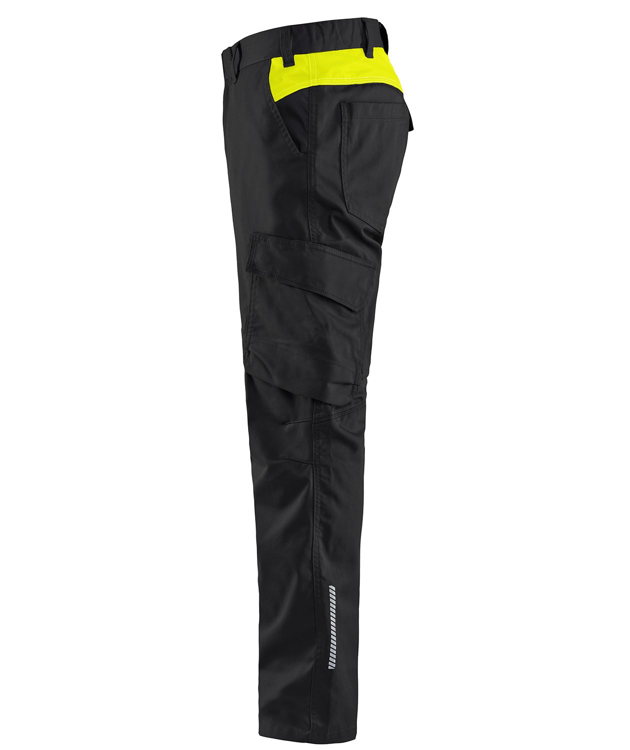 Bl&aring;kl&auml;der servicebukse, Svart/Gul, large image number 3