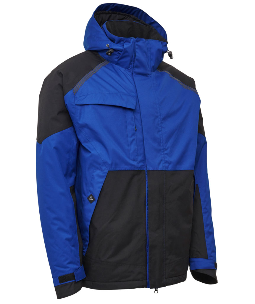 ELKA Working Xtreme stretch vinterjakke, Kongebl&aring;/Sort, Kongebl&aring;/Sort, swatch