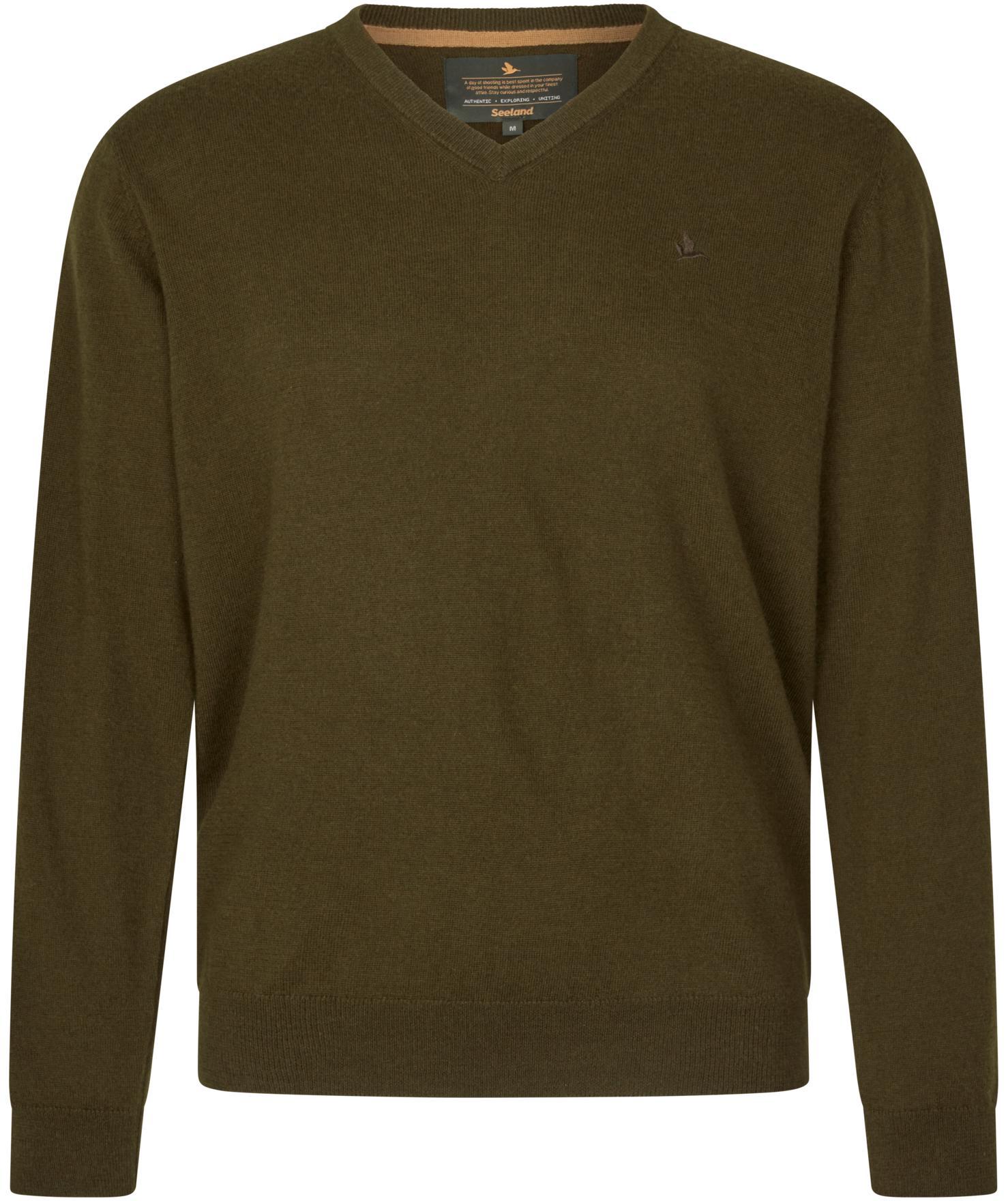 Seeland Pine Strickpullover mit Merinowolle, Light pine