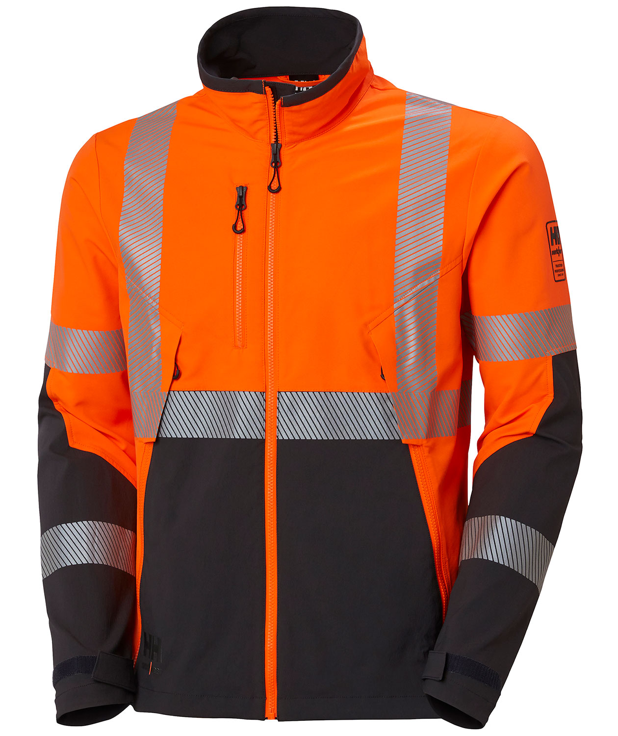 Helly Hansen ICU BRZ arbetsjacka full stretch, Varsel Orange/Ebony, Varsel Orange/Ebony, swatch