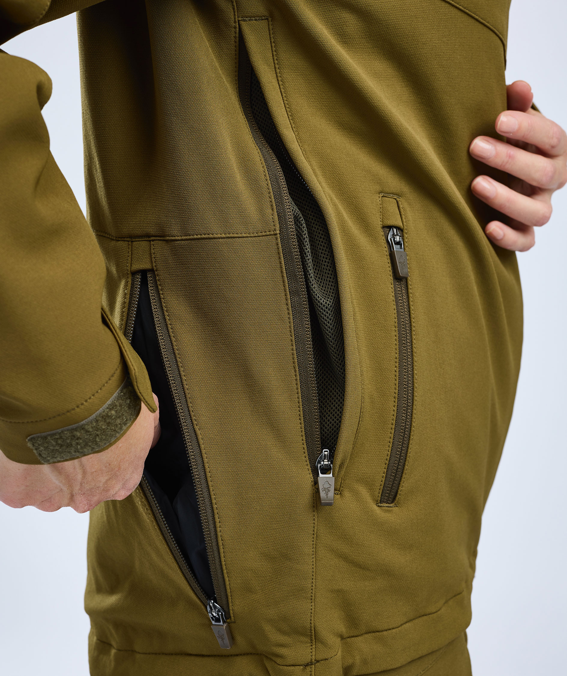 Pinewood&nbsp;Furudal Hunters Hybrid stretch damejakke, Olive green, large image number 5