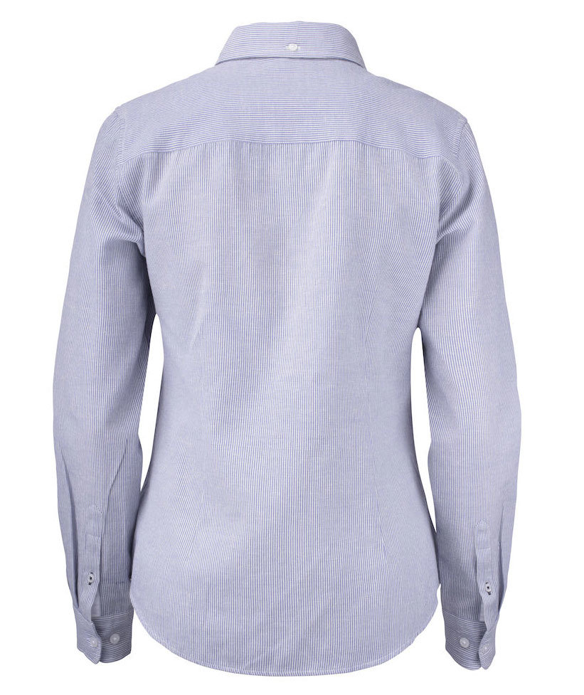 Cutter & Buck Belfair Oxford Modern fit women's shirt, Blue/White