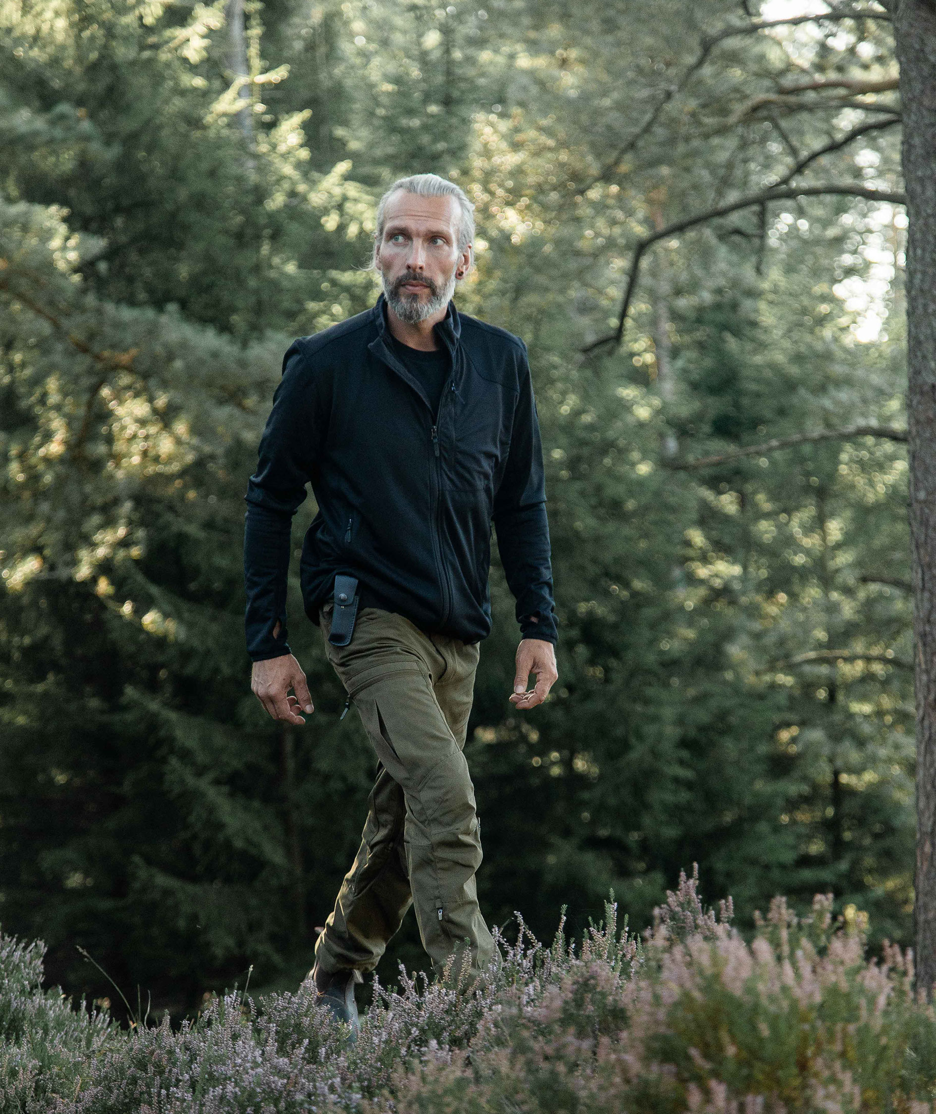 Northern Hunting Fiak fleecejacka, Antracit