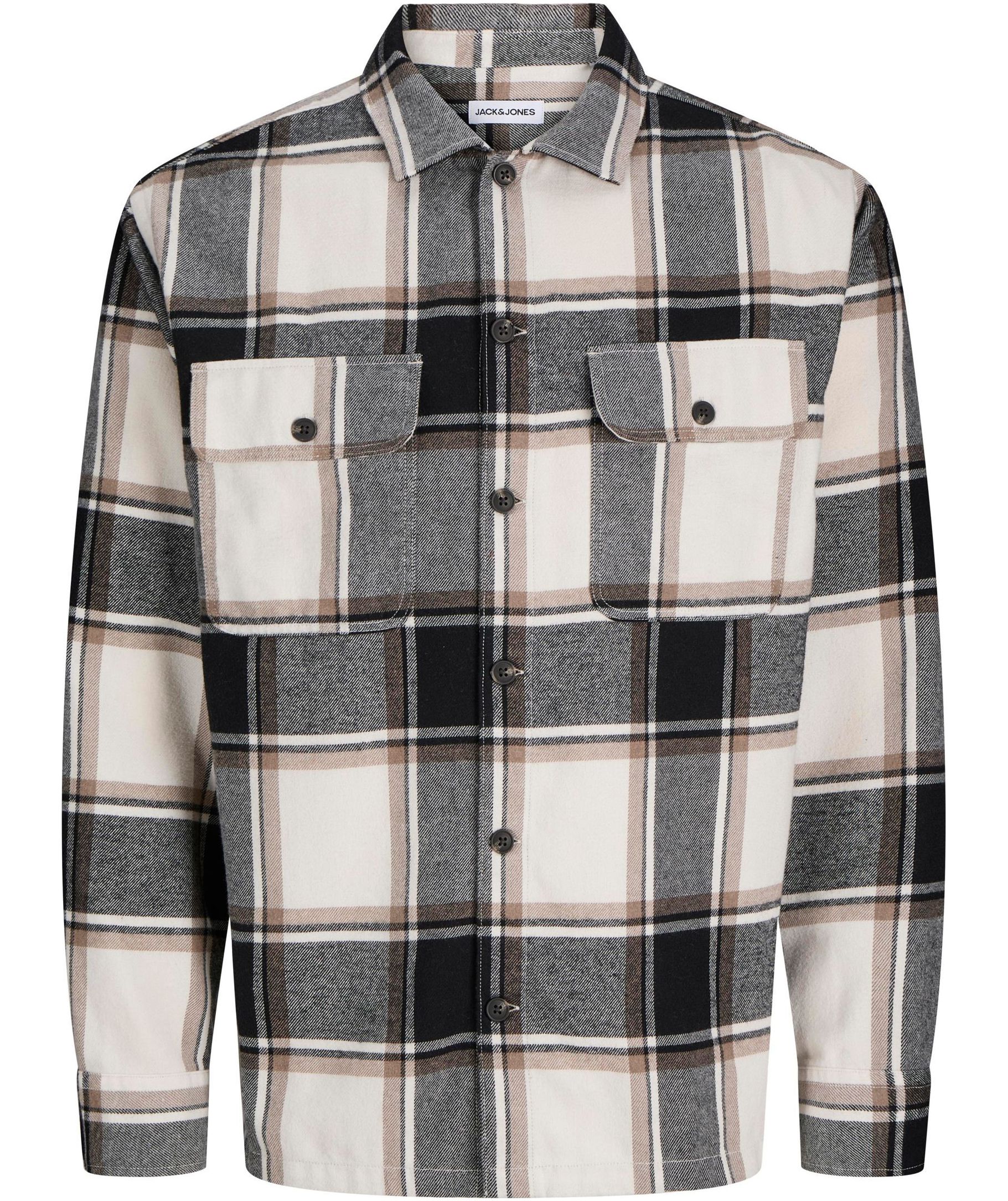 Jack & Jones Plus JJECHARGE Overshirt, Crockery
