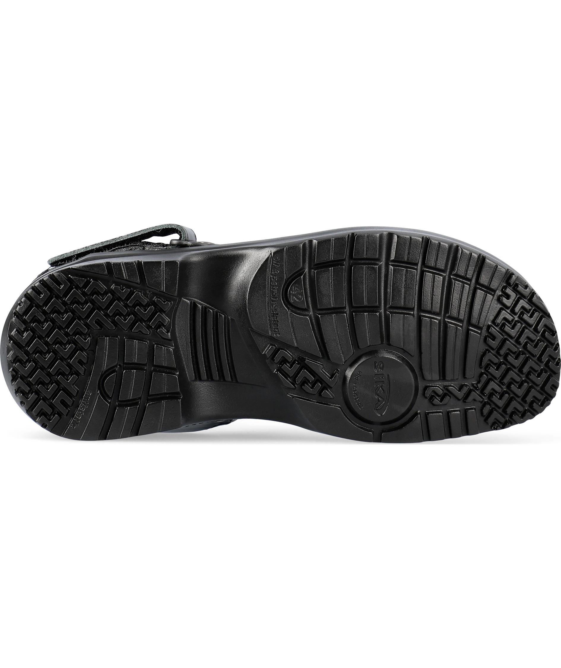 Sika Fusion clogs with heel strap OB, Black, large image number 4